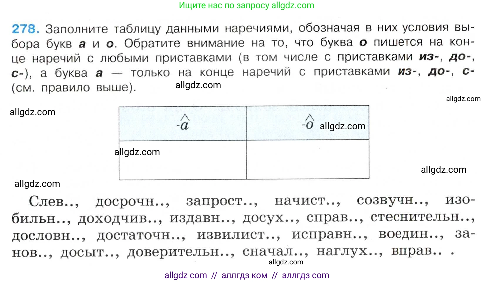 Русский язык, 7 класс Учебник, авторы: Баранов Михаил Трофимович, Ладыженская Таиса Алексеевна, Тростенцова Лидия Александровна, Ладыженская Наталия Вениаминовна, Александрова Ольга Макаровна, Дейкина Алевтина Дмитриевна, Антонова Любовь Геннадиевна, Григорян Лариса Трофимовна, Кулибаба Иван Иванович, издательство Просвещение, Москва, 2023, зелёного цвета, Часть 1, страница 162, номер 278, Условие 2019-2022