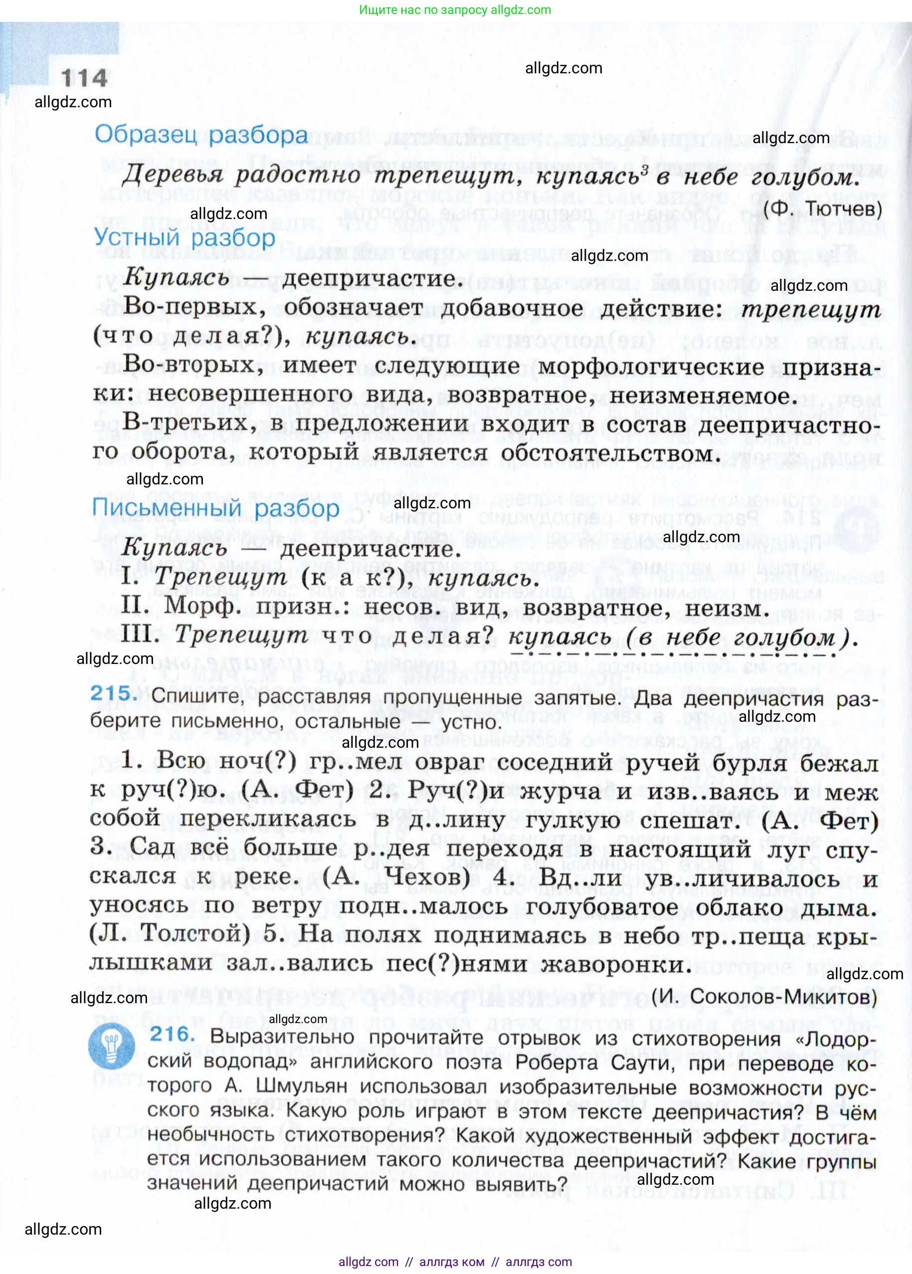 Русский язык, 7 класс Учебник, авторы: Баранов Михаил Трофимович, Ладыженская Таиса Алексеевна, Тростенцова Лидия Александровна, Ладыженская Наталия Вениаминовна, Александрова Ольга Макаровна, Дейкина Алевтина Дмитриевна, Антонова Любовь Геннадиевна, Григорян Лариса Трофимовна, Кулибаба Иван Иванович, издательство Просвещение, Москва, 2023, зелёного цвета, Часть 1, страница 114
