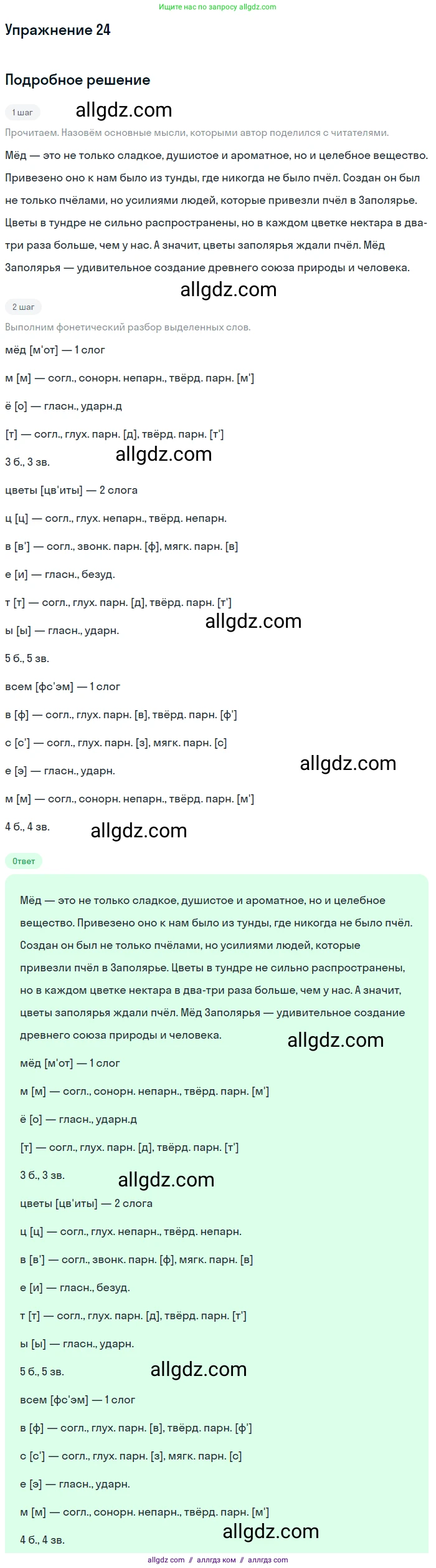 Русский язык, 7 класс Учебник, авторы: Баранов Михаил Трофимович, Ладыженская Таиса Алексеевна, Тростенцова Лидия Александровна, Ладыженская Наталия Вениаминовна, Александрова Ольга Макаровна, Дейкина Алевтина Дмитриевна, Антонова Любовь Геннадиевна, Григорян Лариса Трофимовна, Кулибаба Иван Иванович, издательство Просвещение, Москва, 2023, зелёного цвета, Часть 1, страница 15, номер 24, Решение 2019-2022