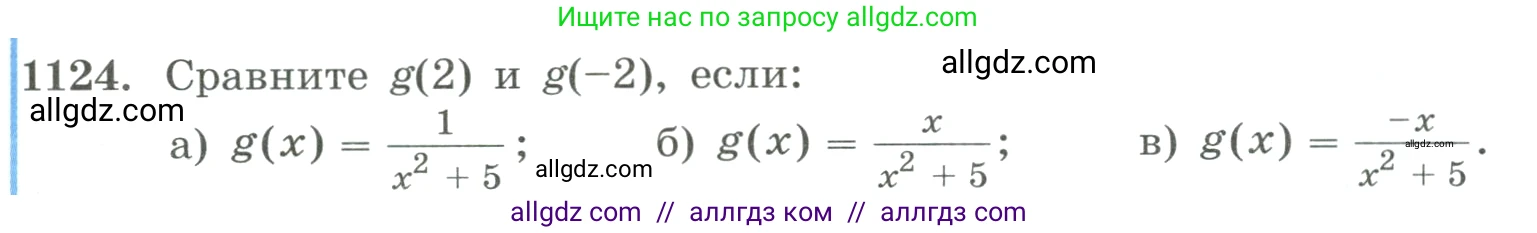 Алгебра, 8 класс Учебник, авторы: Макарычев Юрий Николаевич, Миндюк Нора Григорьевна, Нешков Константин Иванович, Суворова Светлана Борисовна, издательство Просвещение, Москва, 2023, белого цвета, страница 251, номер 1124, Условие