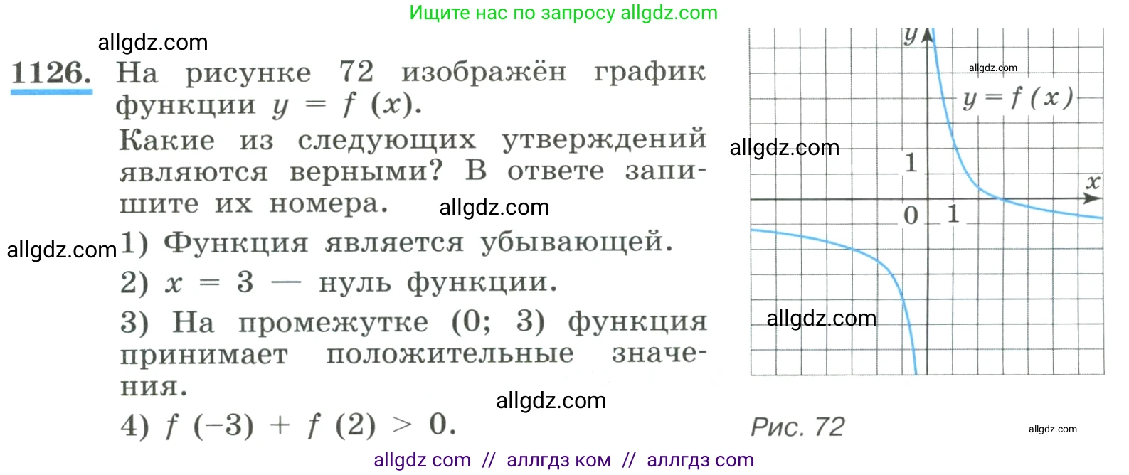 Алгебра, 8 класс Учебник, авторы: Макарычев Юрий Николаевич, Миндюк Нора Григорьевна, Нешков Константин Иванович, Суворова Светлана Борисовна, издательство Просвещение, Москва, 2023, белого цвета, страница 253, номер 1126, Условие