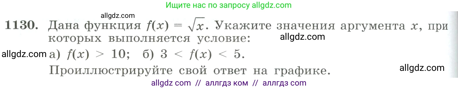Алгебра, 8 класс Учебник, авторы: Макарычев Юрий Николаевич, Миндюк Нора Григорьевна, Нешков Константин Иванович, Суворова Светлана Борисовна, издательство Просвещение, Москва, 2023, белого цвета, страница 254, номер 1130, Условие