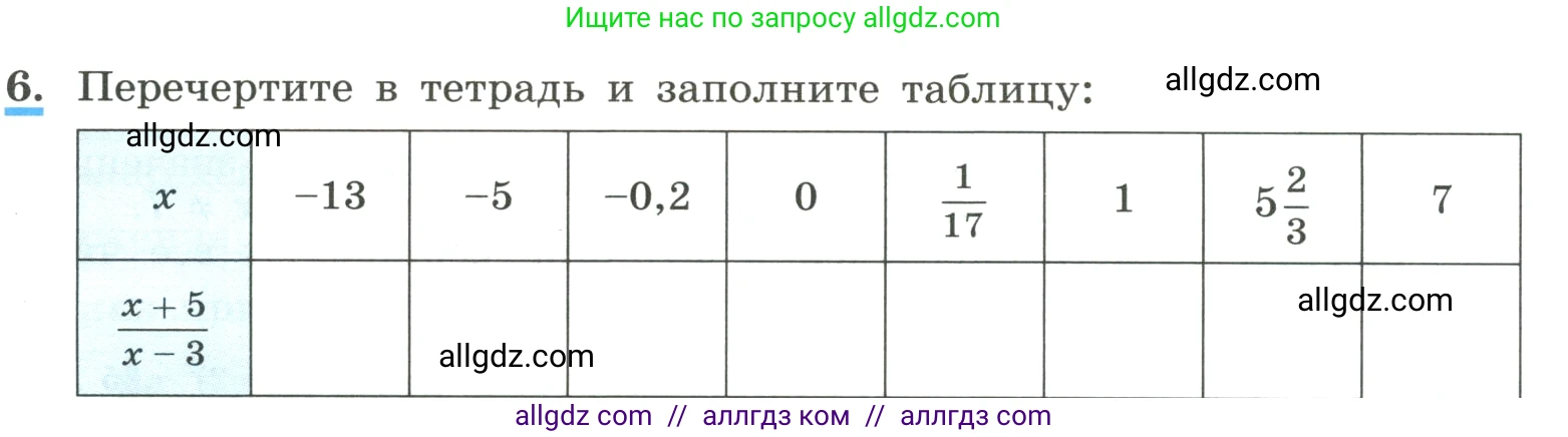 Алгебра, 8 класс Учебник, авторы: Макарычев Юрий Николаевич, Миндюк Нора Григорьевна, Нешков Константин Иванович, Суворова Светлана Борисовна, издательство Просвещение, Москва, 2023, белого цвета, страница 8, номер 6, Условие