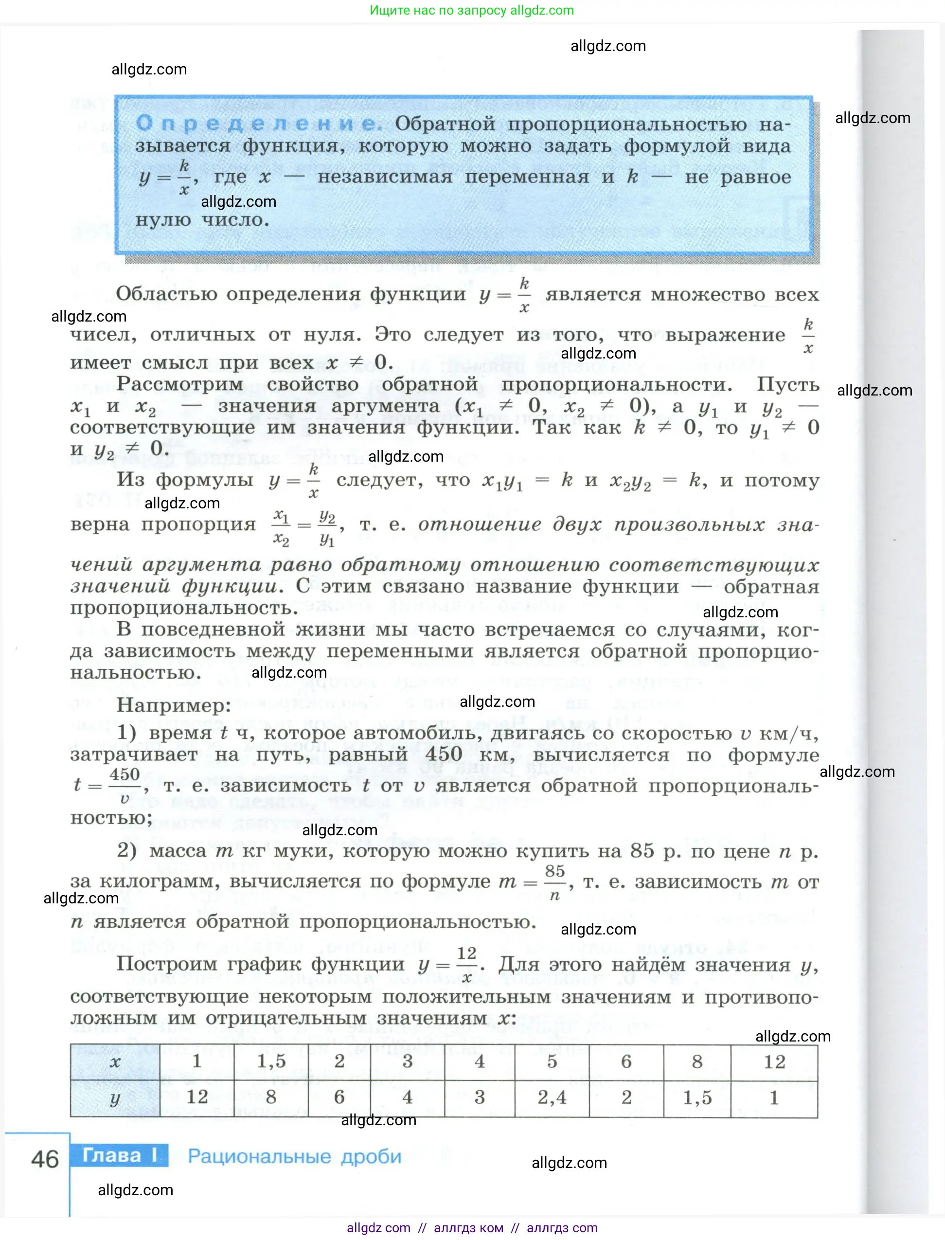 Алгебра, 8 класс Учебник, авторы: Макарычев Юрий Николаевич, Миндюк Нора Григорьевна, Нешков Константин Иванович, Суворова Светлана Борисовна, издательство Просвещение, Москва, 2023, белого цвета, страница 46
