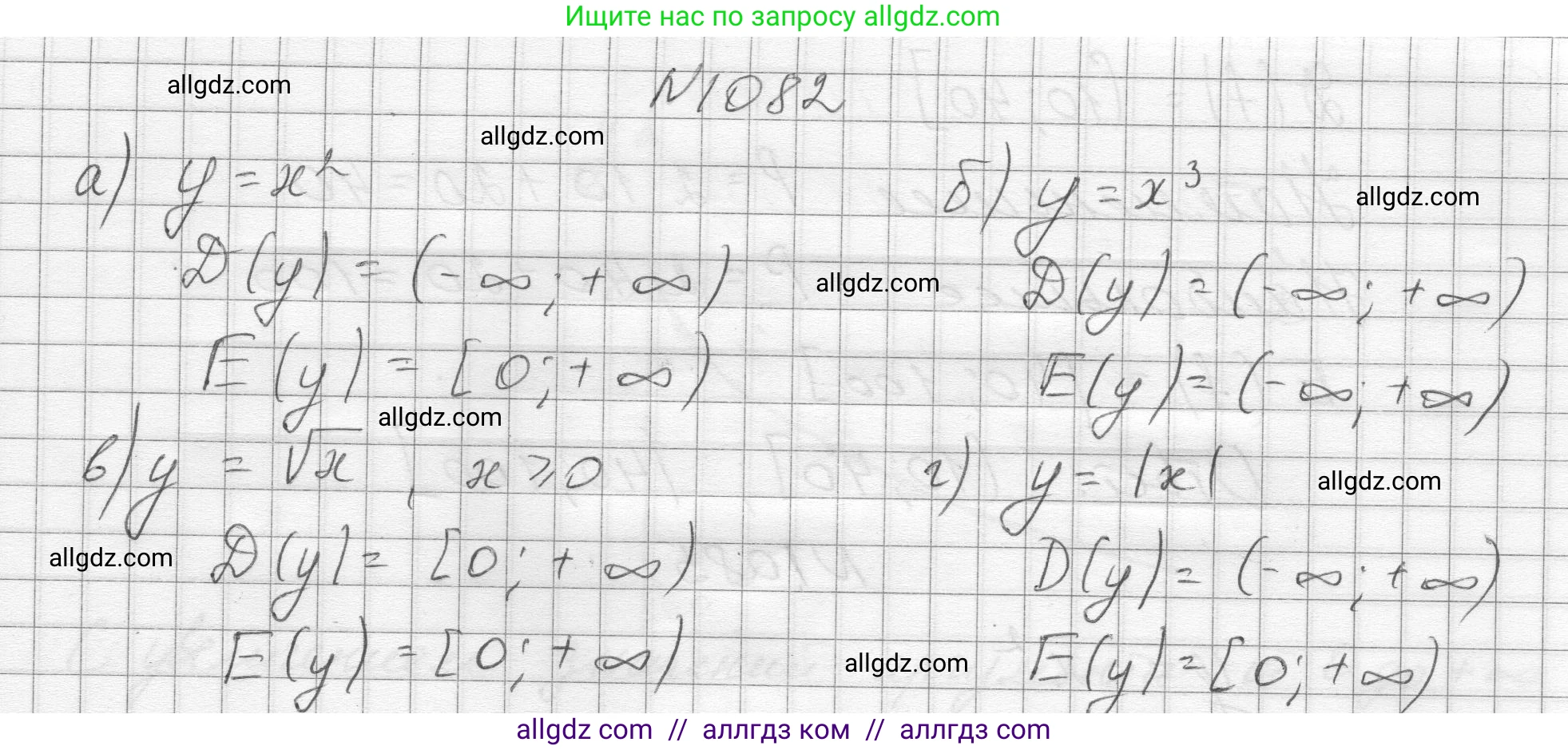 Алгебра, 8 класс Учебник, авторы: Макарычев Юрий Николаевич, Миндюк Нора Григорьевна, Нешков Константин Иванович, Суворова Светлана Борисовна, издательство Просвещение, Москва, 2023, белого цвета, страница 240, номер 1082, Решение
