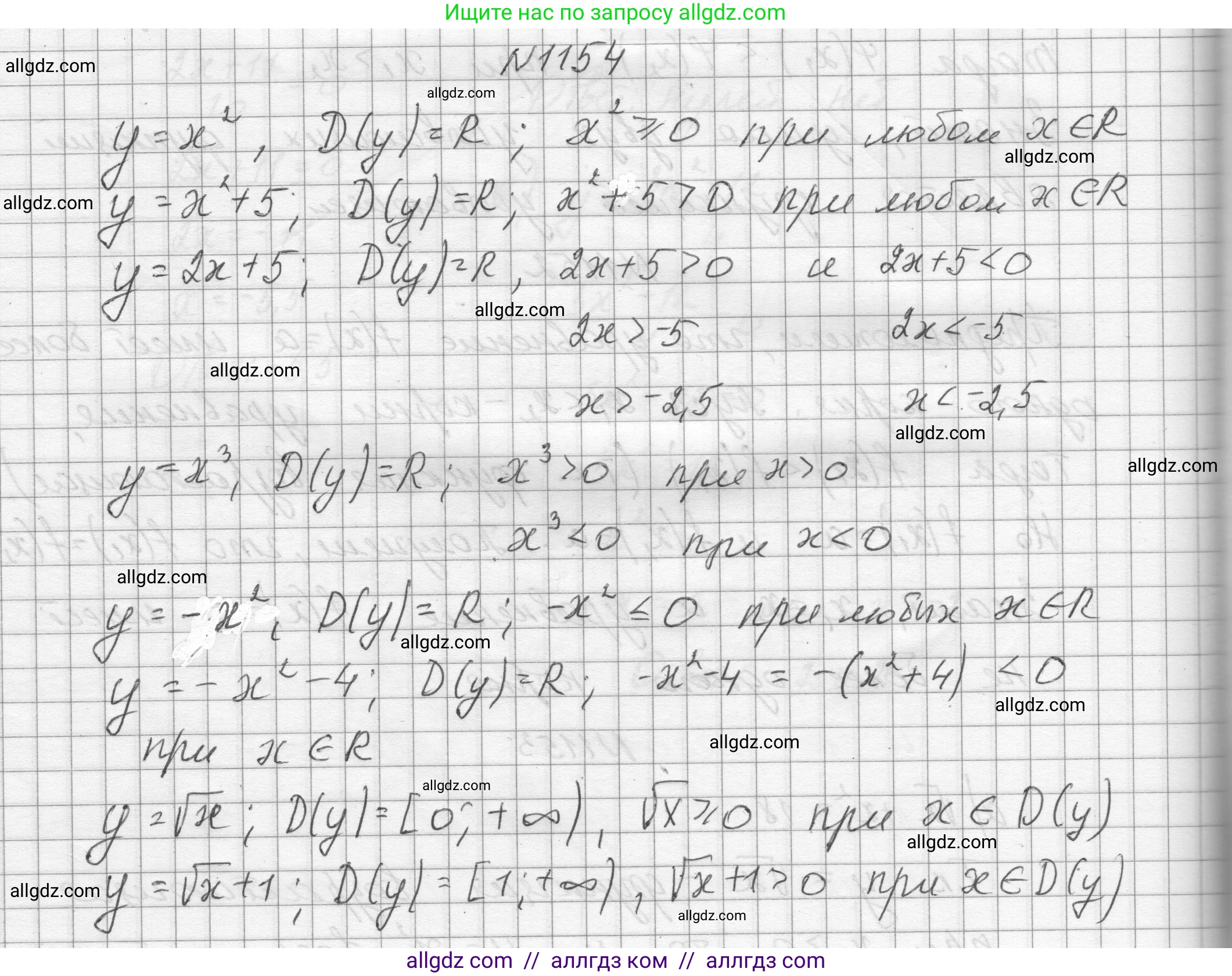 Алгебра, 8 класс Учебник, авторы: Макарычев Юрий Николаевич, Миндюк Нора Григорьевна, Нешков Константин Иванович, Суворова Светлана Борисовна, издательство Просвещение, Москва, 2023, белого цвета, страница 258, номер 1154, Решение