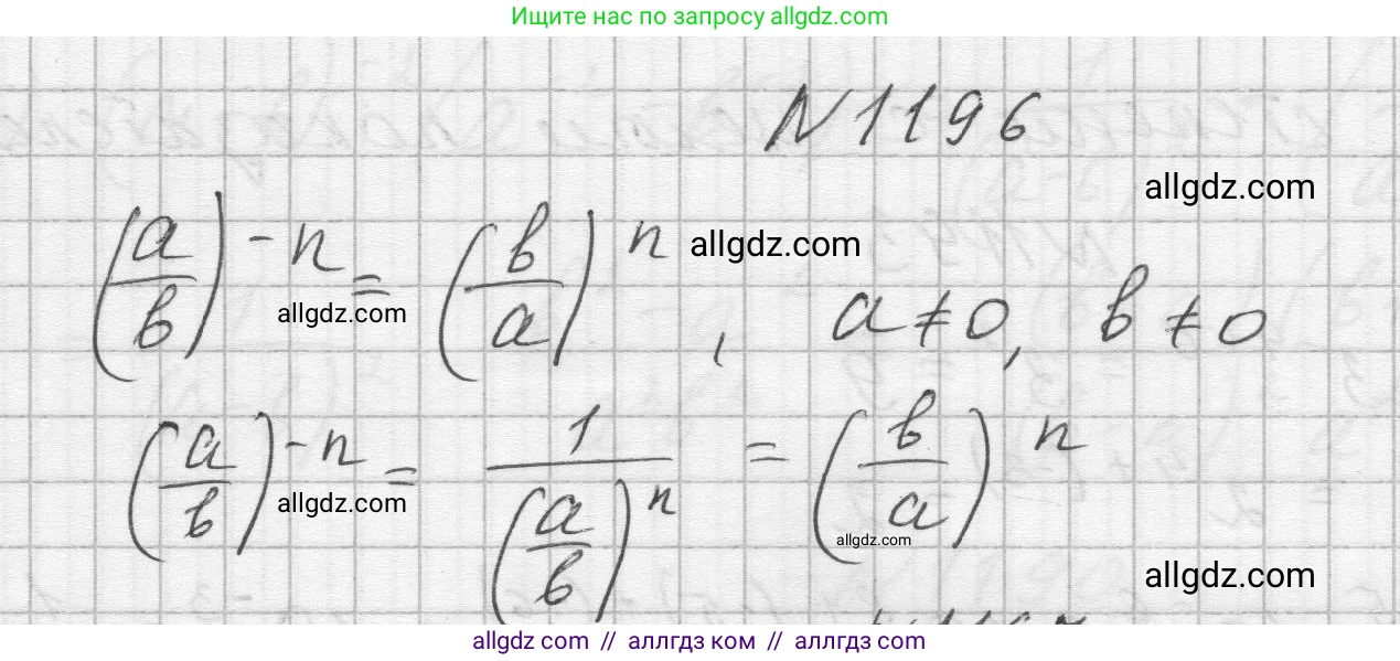 Алгебра, 8 класс Учебник, авторы: Макарычев Юрий Николаевич, Миндюк Нора Григорьевна, Нешков Константин Иванович, Суворова Светлана Борисовна, издательство Просвещение, Москва, 2023, белого цвета, страница 267, номер 1196, Решение
