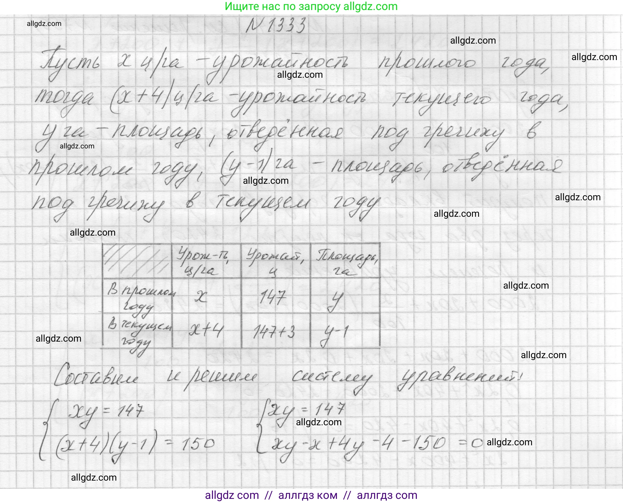 Алгебра, 8 класс Учебник, авторы: Макарычев Юрий Николаевич, Миндюк Нора Григорьевна, Нешков Константин Иванович, Суворова Светлана Борисовна, издательство Просвещение, Москва, 2023, белого цвета, страница 288, номер 1333, Решение