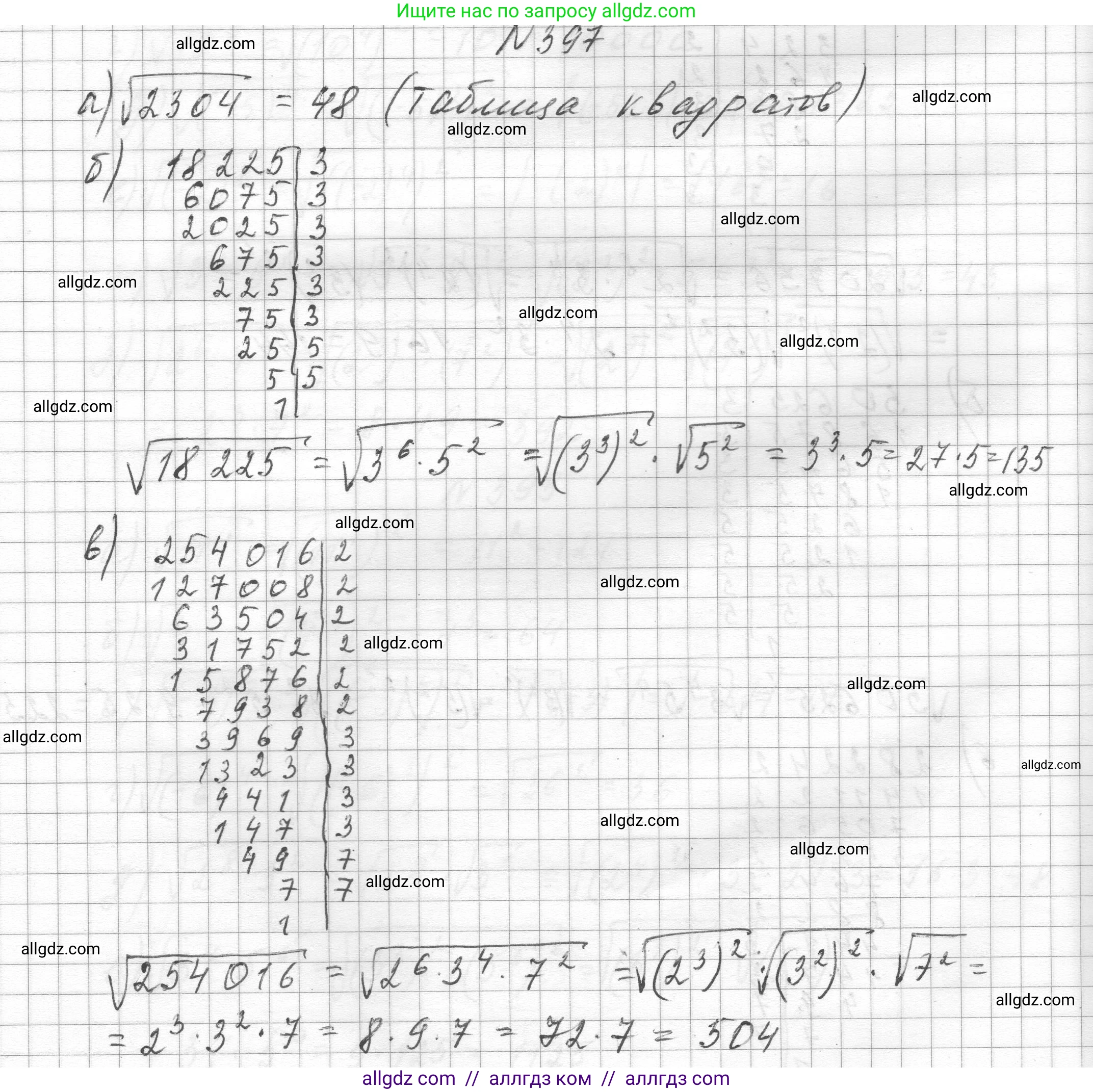 Алгебра, 8 класс Учебник, авторы: Макарычев Юрий Николаевич, Миндюк Нора Григорьевна, Нешков Константин Иванович, Суворова Светлана Борисовна, издательство Просвещение, Москва, 2023, белого цвета, страница 94, номер 397, Решение