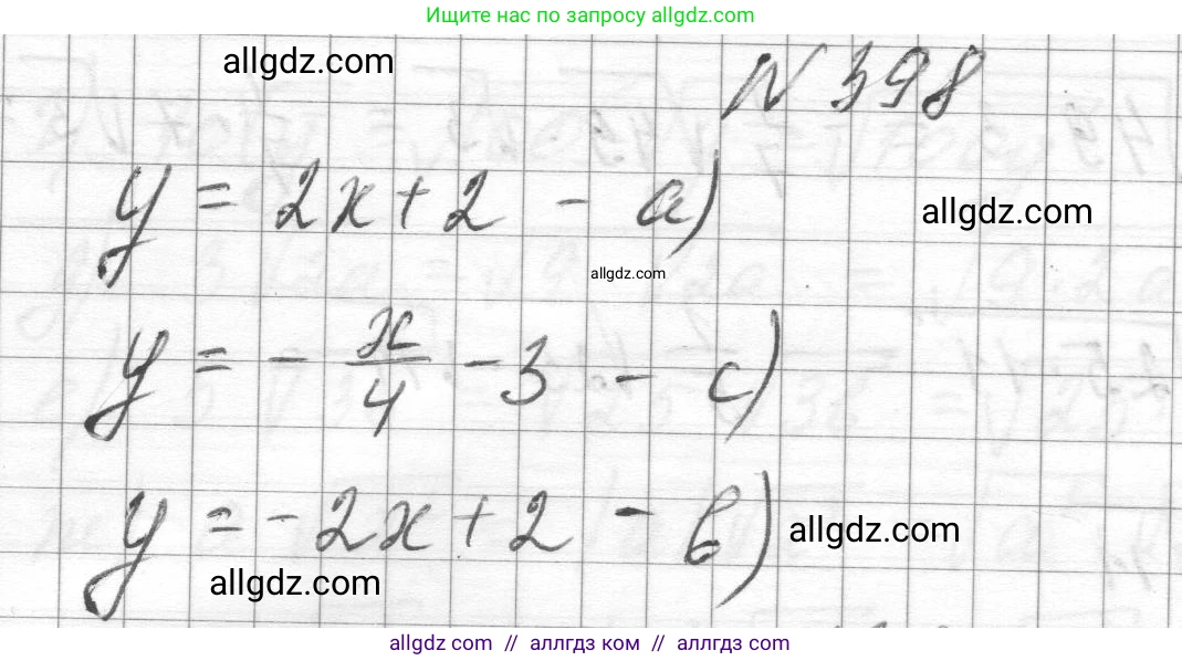 Алгебра, 8 класс Учебник, авторы: Макарычев Юрий Николаевич, Миндюк Нора Григорьевна, Нешков Константин Иванович, Суворова Светлана Борисовна, издательство Просвещение, Москва, 2023, белого цвета, страница 94, номер 398, Решение