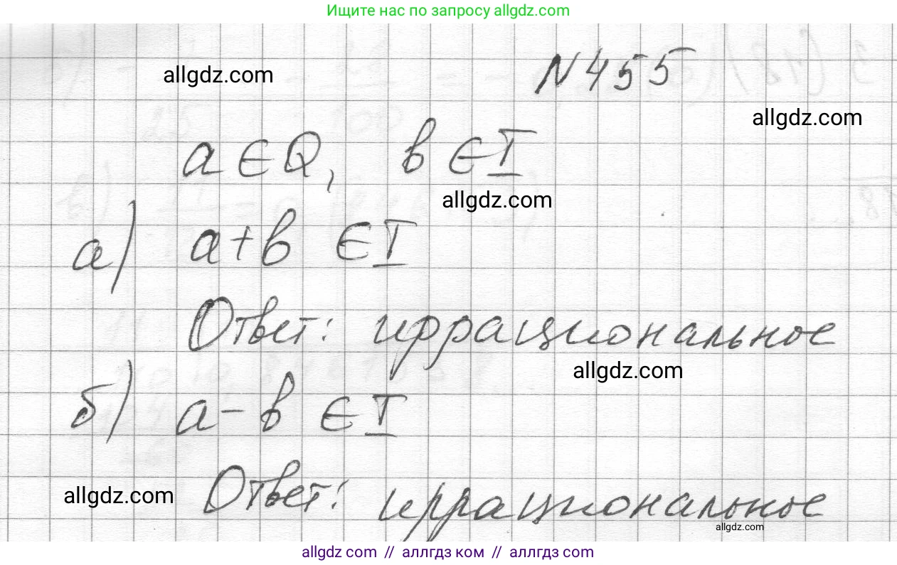 Алгебра, 8 класс Учебник, авторы: Макарычев Юрий Николаевич, Миндюк Нора Григорьевна, Нешков Константин Иванович, Суворова Светлана Борисовна, издательство Просвещение, Москва, 2023, белого цвета, страница 107, номер 455, Решение
