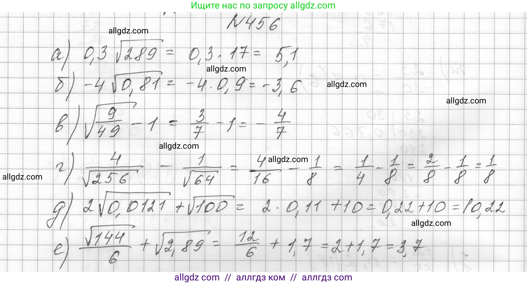 Алгебра, 8 класс Учебник, авторы: Макарычев Юрий Николаевич, Миндюк Нора Григорьевна, Нешков Константин Иванович, Суворова Светлана Борисовна, издательство Просвещение, Москва, 2023, белого цвета, страница 108, номер 456, Решение