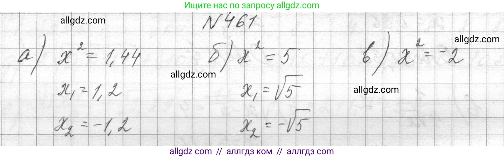Алгебра, 8 класс Учебник, авторы: Макарычев Юрий Николаевич, Миндюк Нора Григорьевна, Нешков Константин Иванович, Суворова Светлана Борисовна, издательство Просвещение, Москва, 2023, белого цвета, страница 108, номер 461, Решение