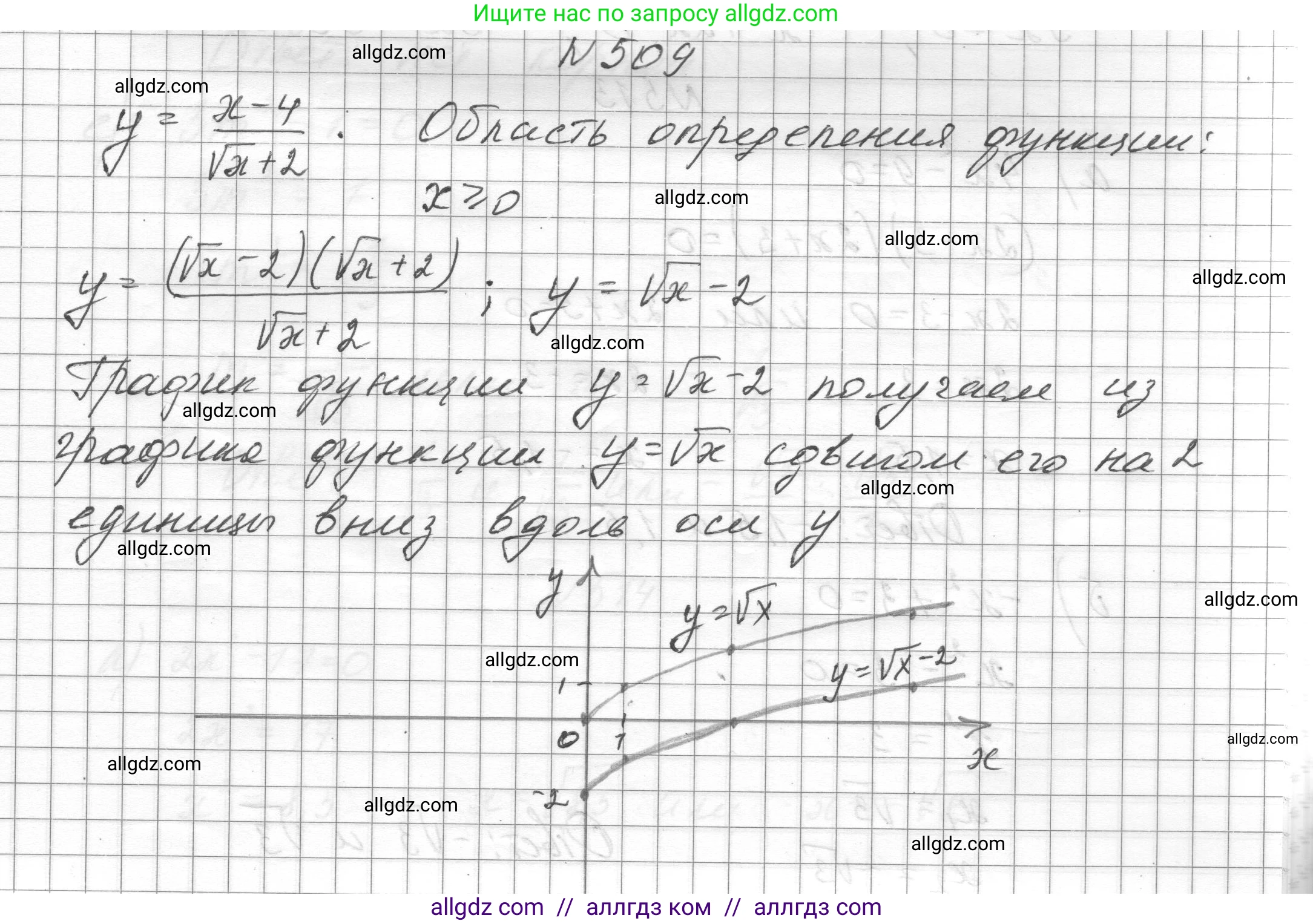 Алгебра, 8 класс Учебник, авторы: Макарычев Юрий Николаевич, Миндюк Нора Григорьевна, Нешков Константин Иванович, Суворова Светлана Борисовна, издательство Просвещение, Москва, 2023, белого цвета, страница 114, номер 509, Решение