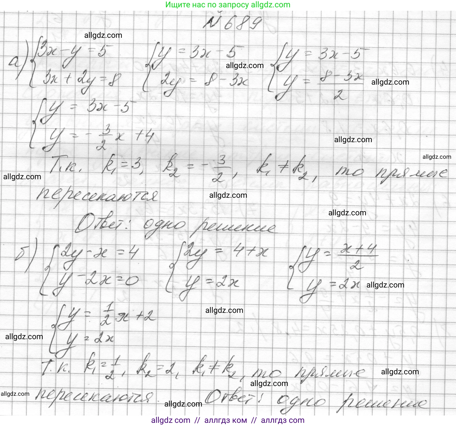 Алгебра, 8 класс Учебник, авторы: Макарычев Юрий Николаевич, Миндюк Нора Григорьевна, Нешков Константин Иванович, Суворова Светлана Борисовна, издательство Просвещение, Москва, 2023, белого цвета, страница 162, номер 689, Решение