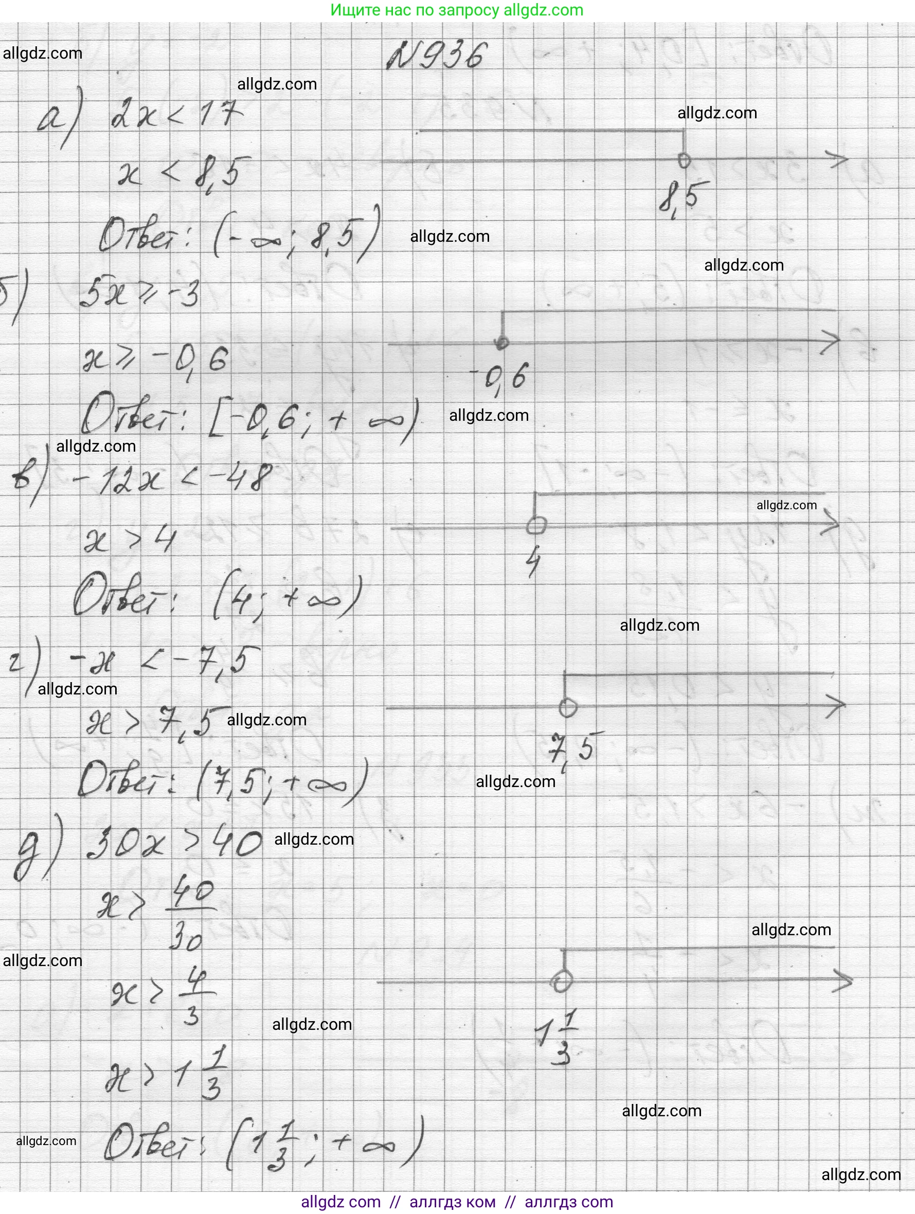 Алгебра, 8 класс Учебник, авторы: Макарычев Юрий Николаевич, Миндюк Нора Григорьевна, Нешков Константин Иванович, Суворова Светлана Борисовна, издательство Просвещение, Москва, 2023, белого цвета, страница 211, номер 936, Решение