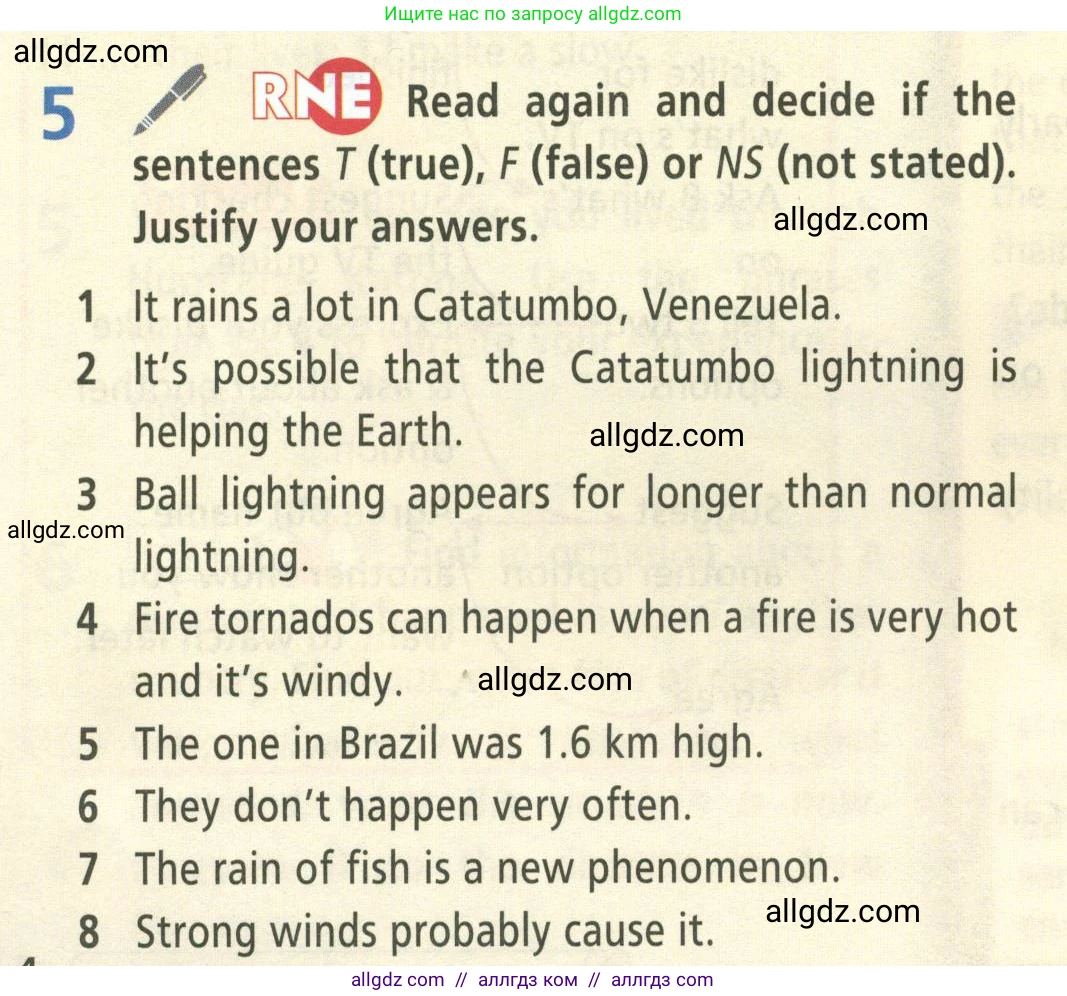 Английский язык (english), 8 класс Учебник (Student's book), авторы: Баранова Ксения Михайловна (Baranova Ksenia), Дули Дженни (Dooley Jenny), Копылова Виктория Викторовна (Kopylova Victoria), Мильруд Радислав Петрович (Millrood Radislav), Эванс Вирджиния (Evans Virginia), издательство Просвещение, Москва, 2023, белого цвета, страница 14, номер 5, Условие 2023-2027