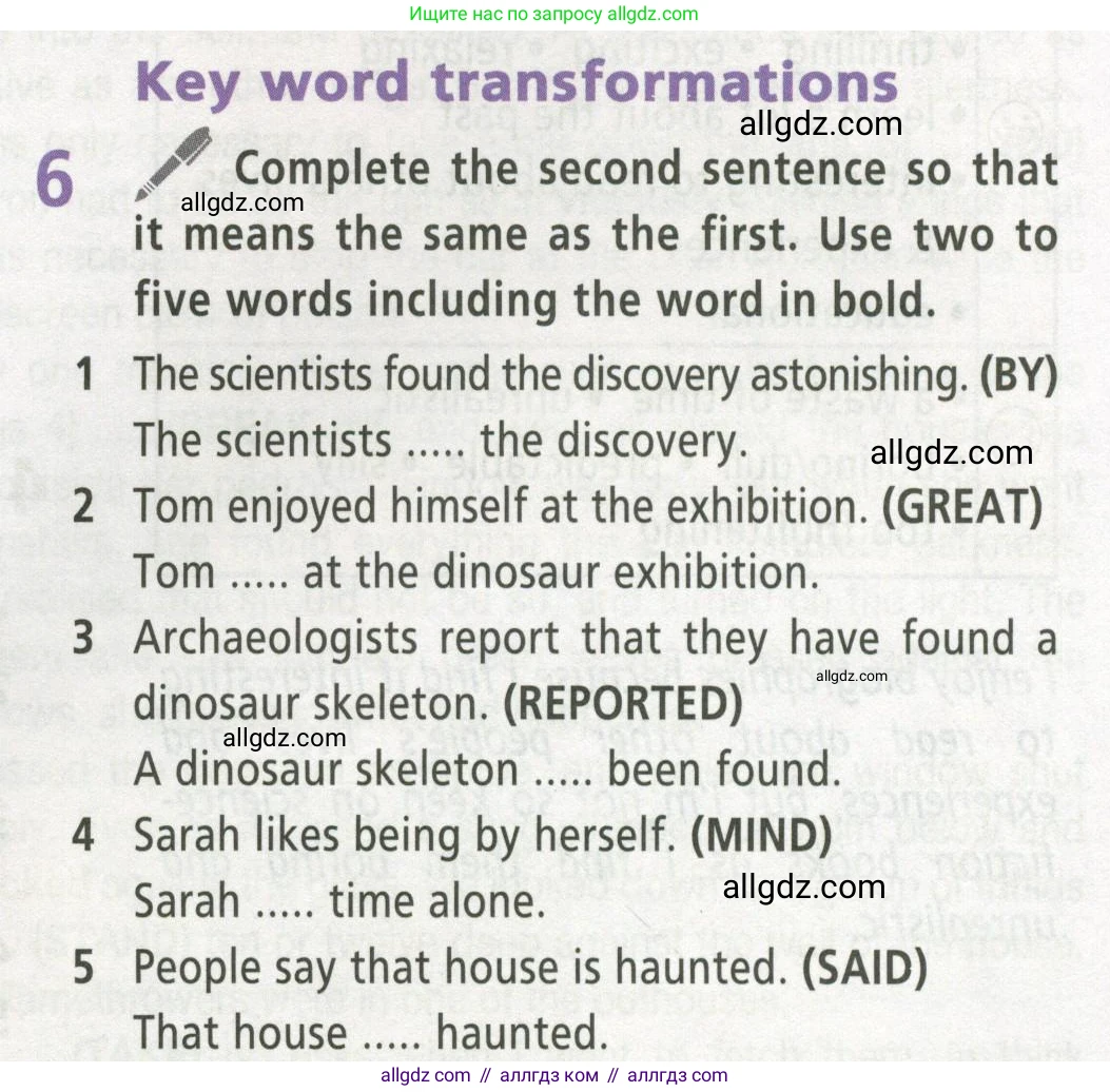 Английский язык (english), 8 класс Учебник (Student's book), авторы: Баранова Ксения Михайловна (Baranova Ksenia), Дули Дженни (Dooley Jenny), Копылова Виктория Викторовна (Kopylova Victoria), Мильруд Радислав Петрович (Millrood Radislav), Эванс Вирджиния (Evans Virginia), издательство Просвещение, Москва, 2023, белого цвета, страница 77, номер 6, Условие 2023-2027