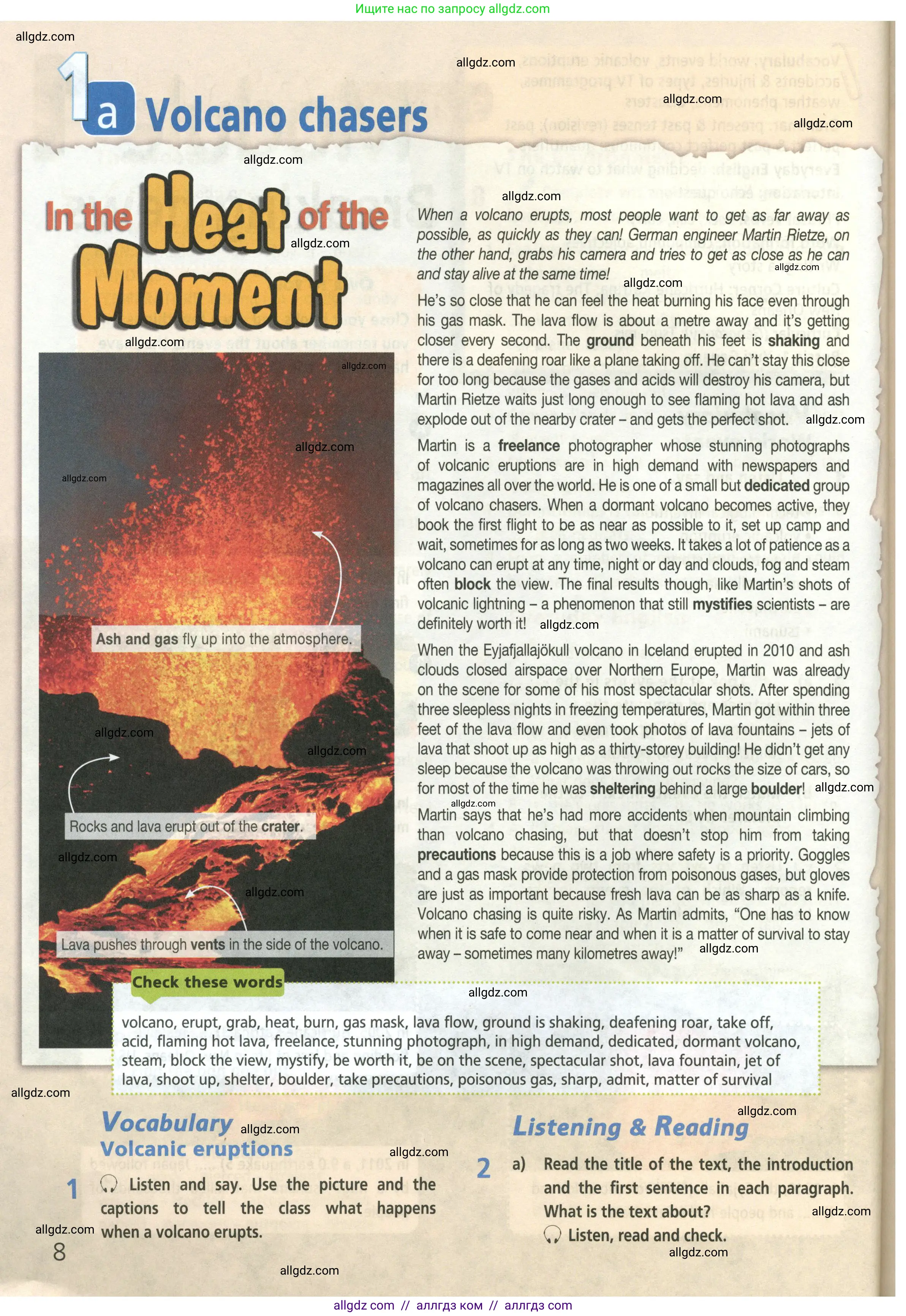 Английский язык (english), 8 класс Учебник (Student's book), авторы: Баранова Ксения Михайловна (Baranova Ksenia), Дули Дженни (Dooley Jenny), Копылова Виктория Викторовна (Kopylova Victoria), Мильруд Радислав Петрович (Millrood Radislav), Эванс Вирджиния (Evans Virginia), издательство Просвещение, Москва, 2023, белого цвета, страница 8