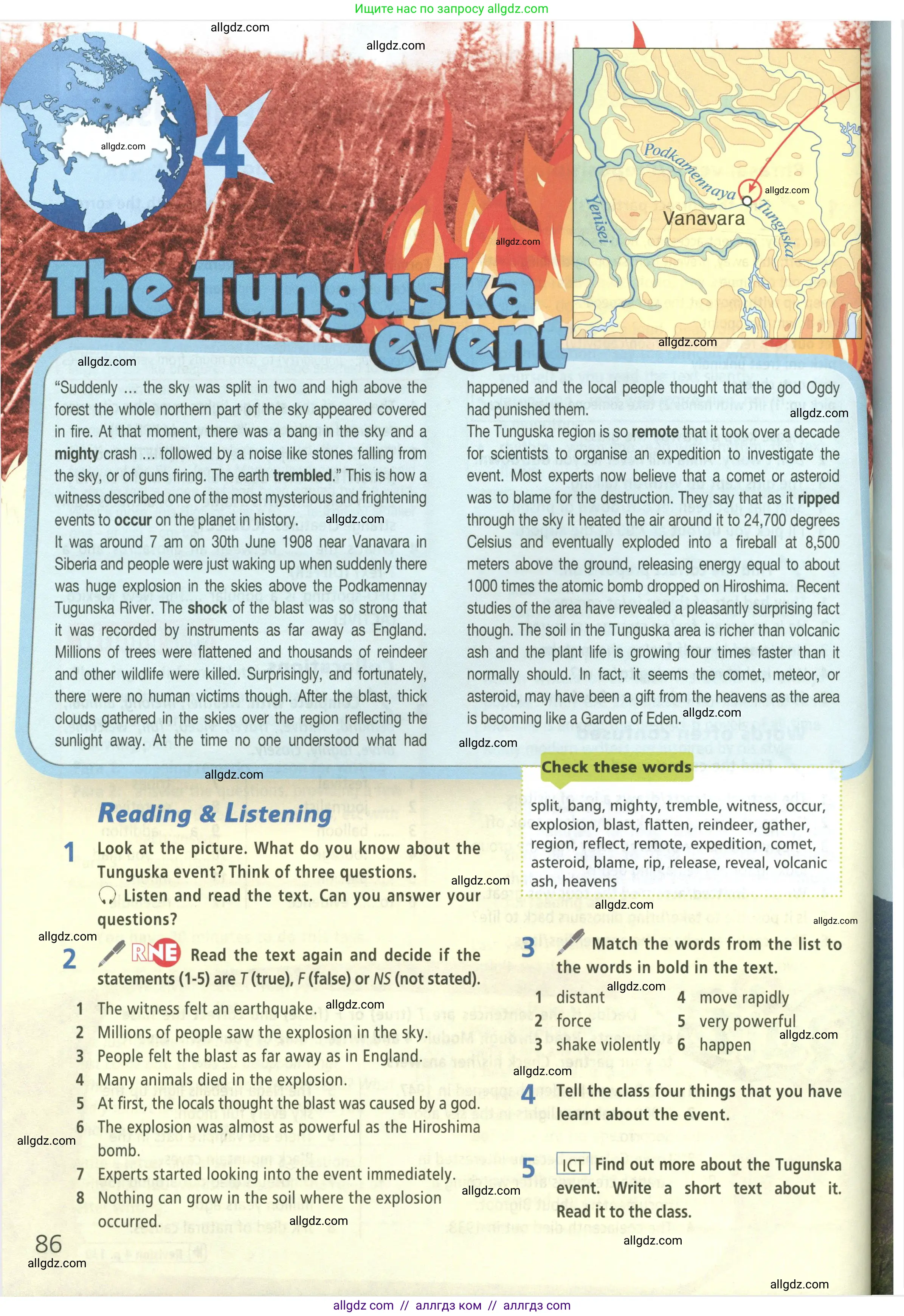 Английский язык (english), 8 класс Учебник (Student's book), авторы: Баранова Ксения Михайловна (Baranova Ksenia), Дули Дженни (Dooley Jenny), Копылова Виктория Викторовна (Kopylova Victoria), Мильруд Радислав Петрович (Millrood Radislav), Эванс Вирджиния (Evans Virginia), издательство Просвещение, Москва, 2023, белого цвета, страница 86