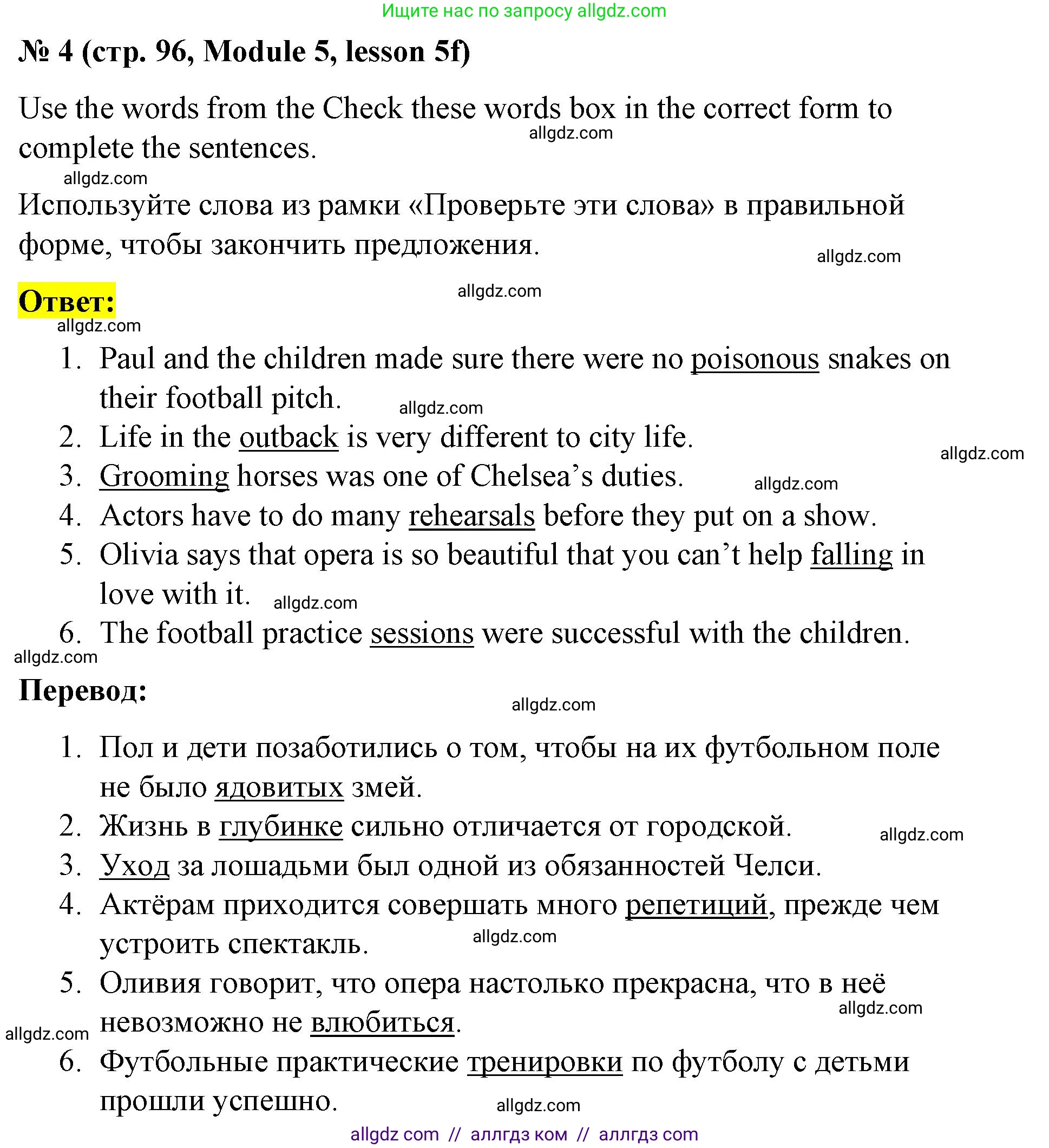 Английский язык (english), 8 класс Учебник (Student's book), авторы: Баранова Ксения Михайловна (Baranova Ksenia), Дули Дженни (Dooley Jenny), Копылова Виктория Викторовна (Kopylova Victoria), Мильруд Радислав Петрович (Millrood Radislav), Эванс Вирджиния (Evans Virginia), издательство Просвещение, Москва, 2023, белого цвета, страница 96, номер 4, Решение 2023-2027