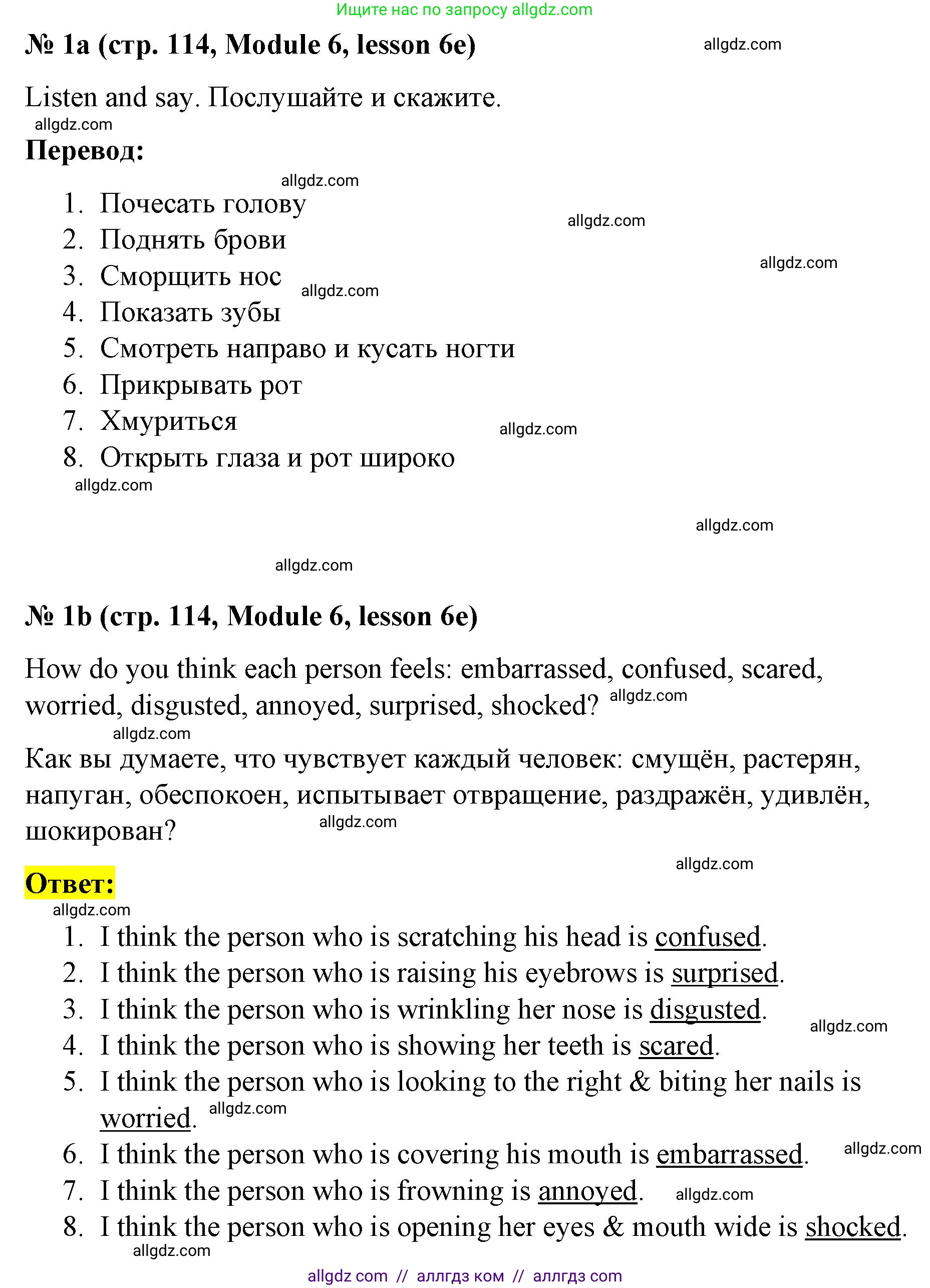 Английский язык (english), 8 класс Учебник (Student's book), авторы: Баранова Ксения Михайловна (Baranova Ksenia), Дули Дженни (Dooley Jenny), Копылова Виктория Викторовна (Kopylova Victoria), Мильруд Радислав Петрович (Millrood Radislav), Эванс Вирджиния (Evans Virginia), издательство Просвещение, Москва, 2023, белого цвета, страница 114, номер 1, Решение 2023-2027