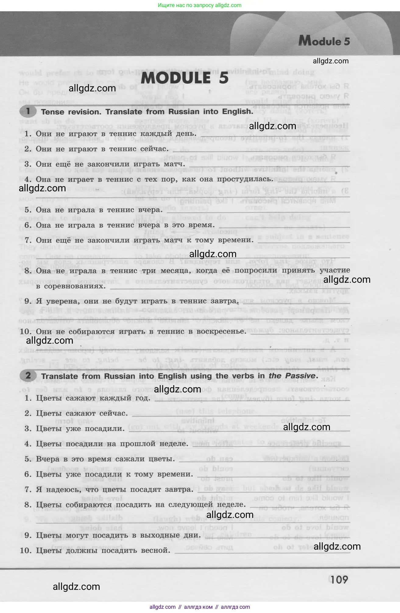 Английский язык (english), 8 класс Грамматический тренажёр, автор: Тимофеева Светлана Леонидовна, издательство Просвещение, Москва, 2024, бирюзового цвета, страница 109