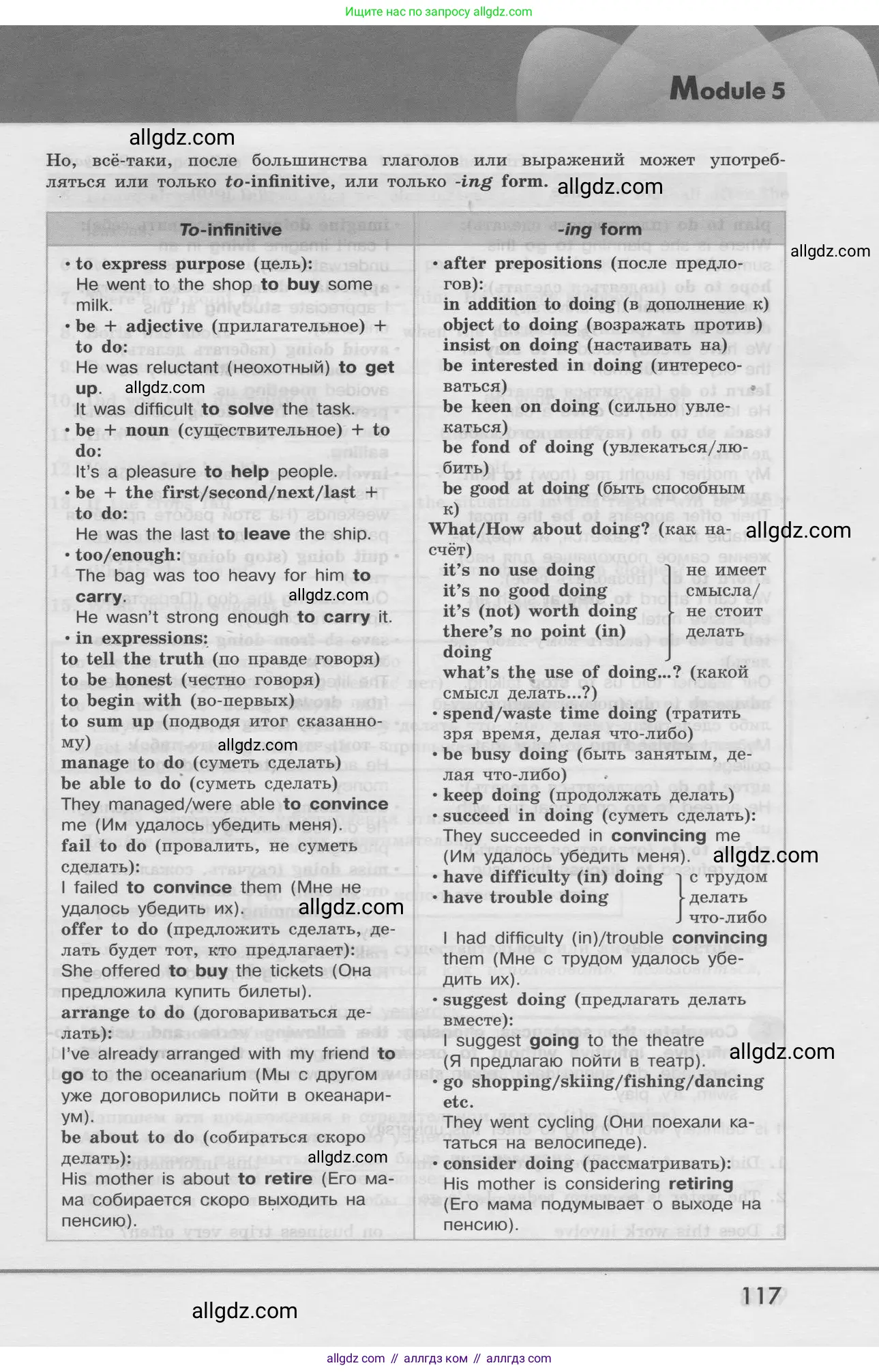 Английский язык (english), 8 класс Грамматический тренажёр, автор: Тимофеева Светлана Леонидовна, издательство Просвещение, Москва, 2024, бирюзового цвета, страница 117