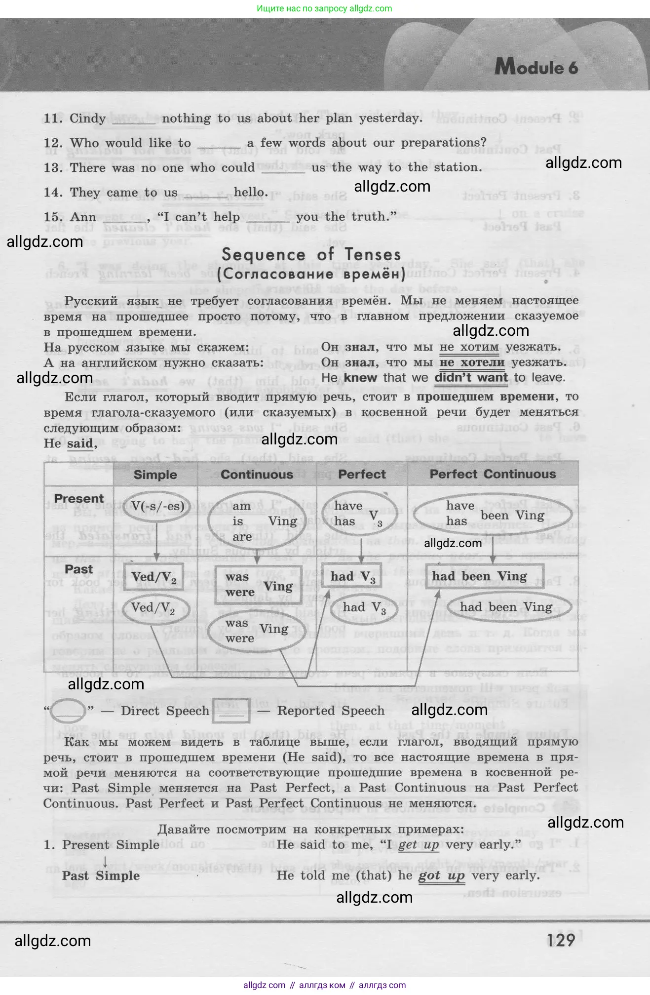 Английский язык (english), 8 класс Грамматический тренажёр, автор: Тимофеева Светлана Леонидовна, издательство Просвещение, Москва, 2024, бирюзового цвета, страница 129