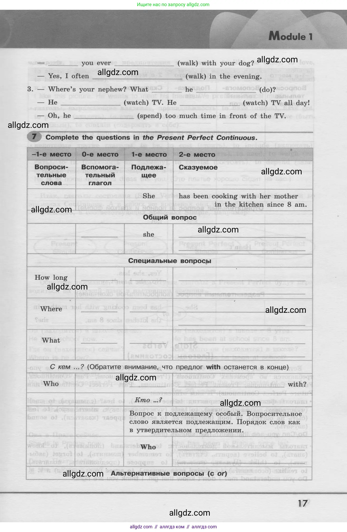 Английский язык (english), 8 класс Грамматический тренажёр, автор: Тимофеева Светлана Леонидовна, издательство Просвещение, Москва, 2024, бирюзового цвета, страница 17