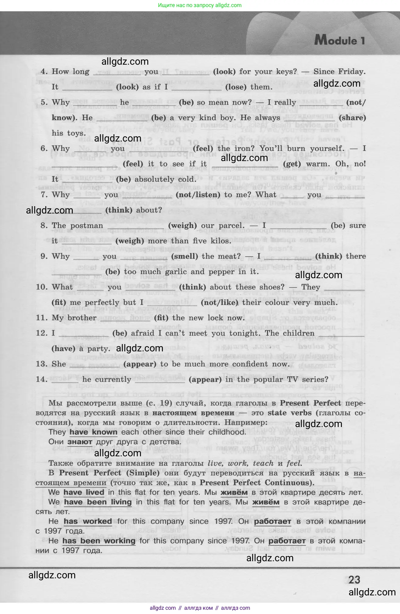 Английский язык (english), 8 класс Грамматический тренажёр, автор: Тимофеева Светлана Леонидовна, издательство Просвещение, Москва, 2024, бирюзового цвета, страница 23