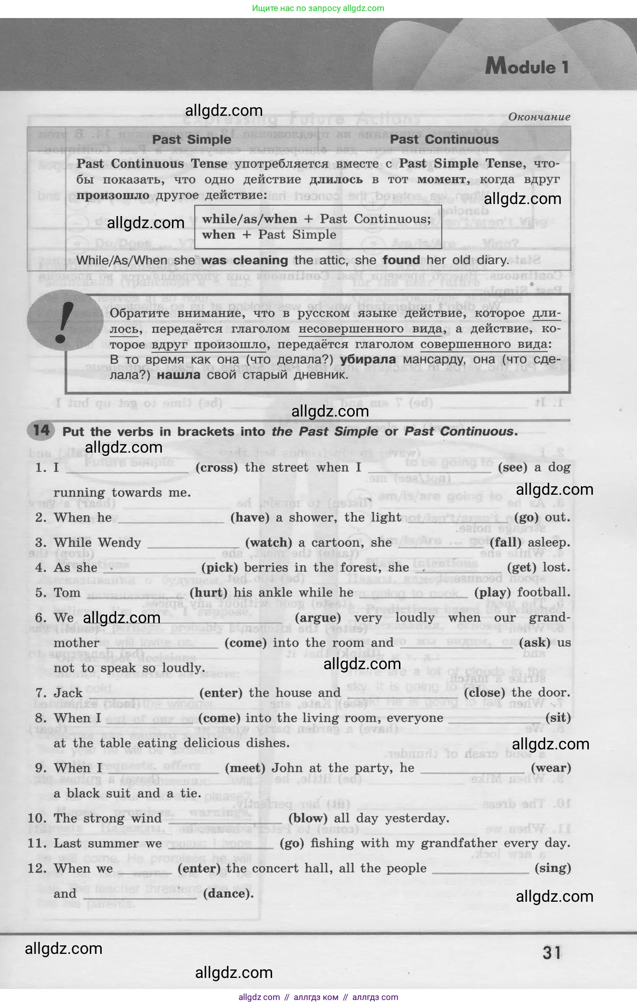 Английский язык (english), 8 класс Грамматический тренажёр, автор: Тимофеева Светлана Леонидовна, издательство Просвещение, Москва, 2024, бирюзового цвета, страница 31