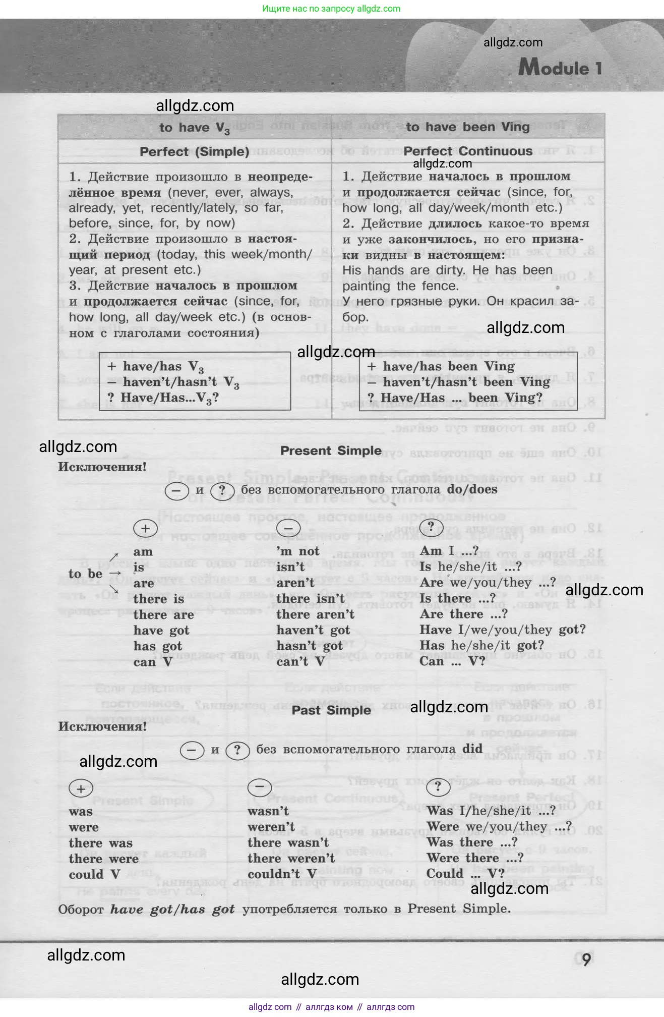 Английский язык (english), 8 класс Грамматический тренажёр, автор: Тимофеева Светлана Леонидовна, издательство Просвещение, Москва, 2024, бирюзового цвета, страница 9