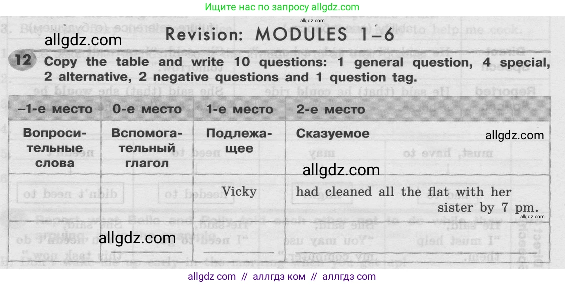 Английский язык (english), 8 класс Грамматический тренажёр, автор: Тимофеева Светлана Леонидовна, издательство Просвещение, Москва, 2024, бирюзового цвета, страница 138, номер 12, Условие 2024