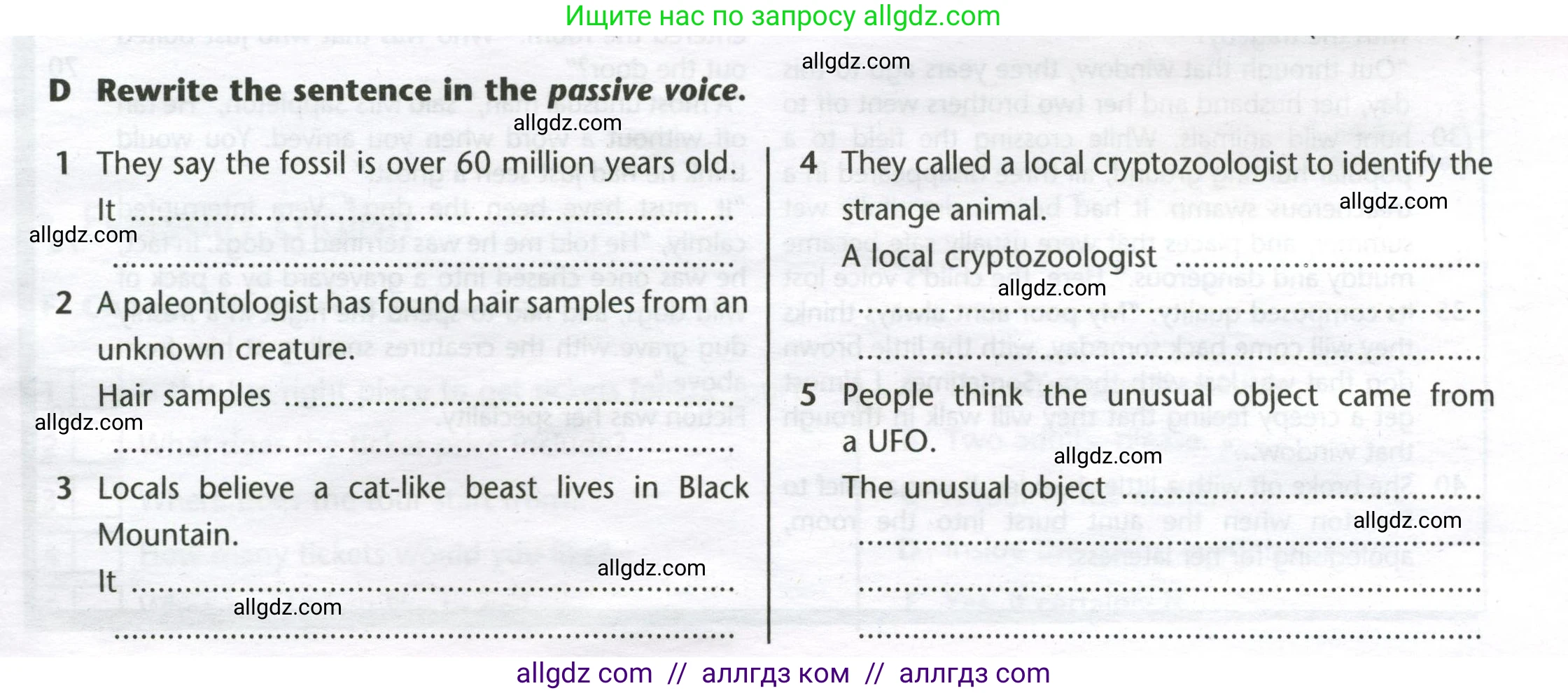 Английский язык (english), 8 класс контрольные задания (test booklet), авторы: Баранова Ксения Михайловна (Baranova Ksenia), Дули Дженни (Dooley Jenny), Мильруд Радислав Петрович (Millrood Radislav), Эванс Вирджиния (Evans Virginia), издательство Просвещение, Москва, 2024, серого цвета, страница 19, номер D, Условие