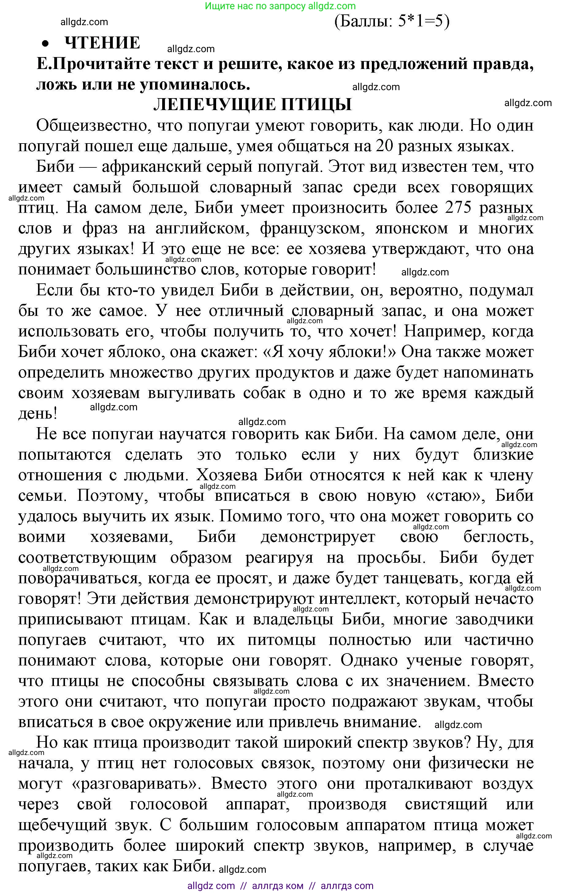 Английский язык (english), 8 класс контрольные задания (test booklet), авторы: Баранова Ксения Михайловна (Baranova Ksenia), Дули Дженни (Dooley Jenny), Мильруд Радислав Петрович (Millrood Radislav), Эванс Вирджиния (Evans Virginia), издательство Просвещение, Москва, 2024, серого цвета, страница 31, номер E, Решение 1
