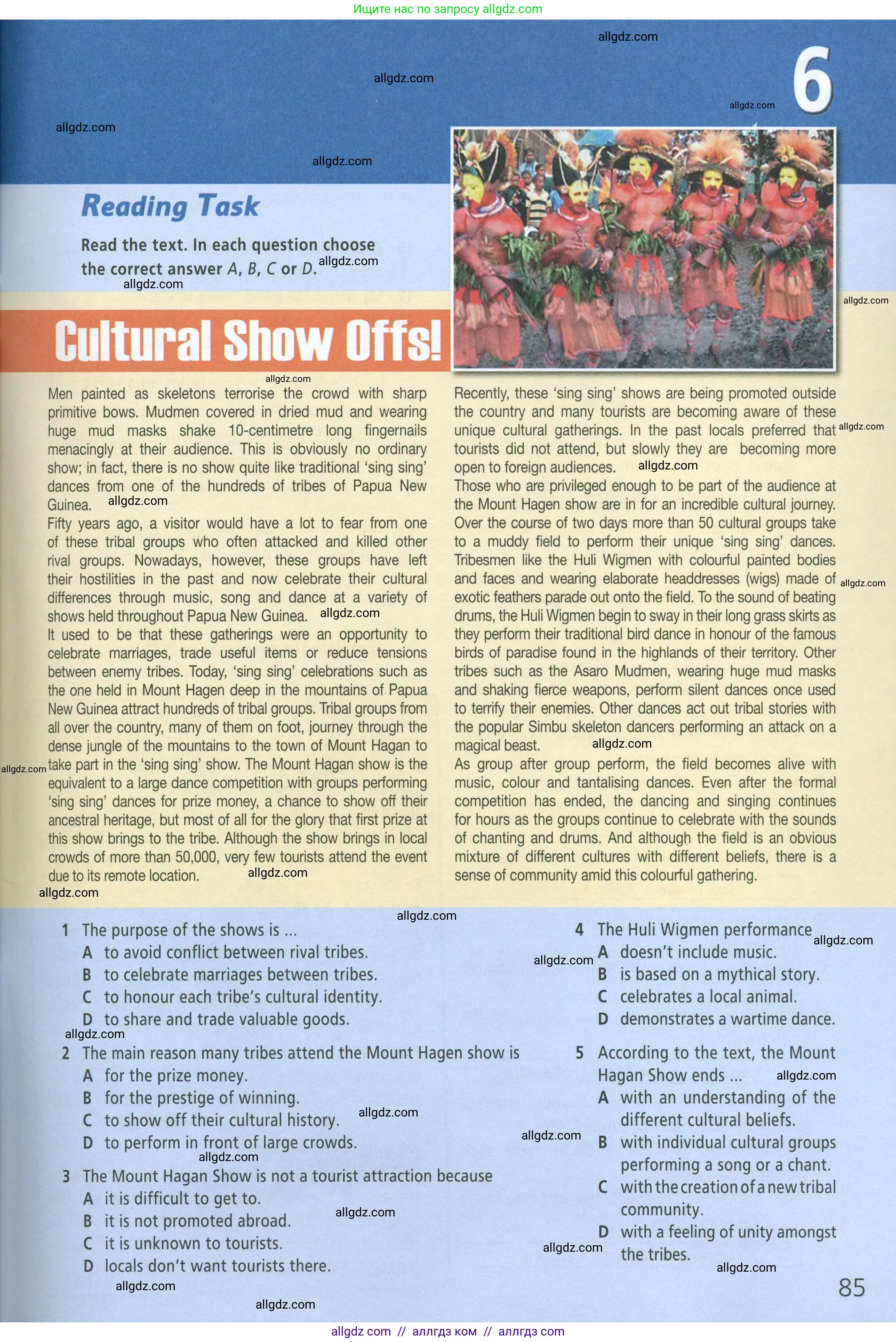 Английский язык (english), 8 класс Рабочая тетрадь (workbook), авторы: Баранова Ксения Михайловна (Baranova Ksenia), Дули Дженни (Dooley Jenny), Копылова Виктория Викторовна (Kopylova Victoria), Мильруд Радислав Петрович (Millrood Radislav), Эванс Вирджиния (Evans Virginia), издательство Просвещение, Москва, 2023, белого цвета, страница 85