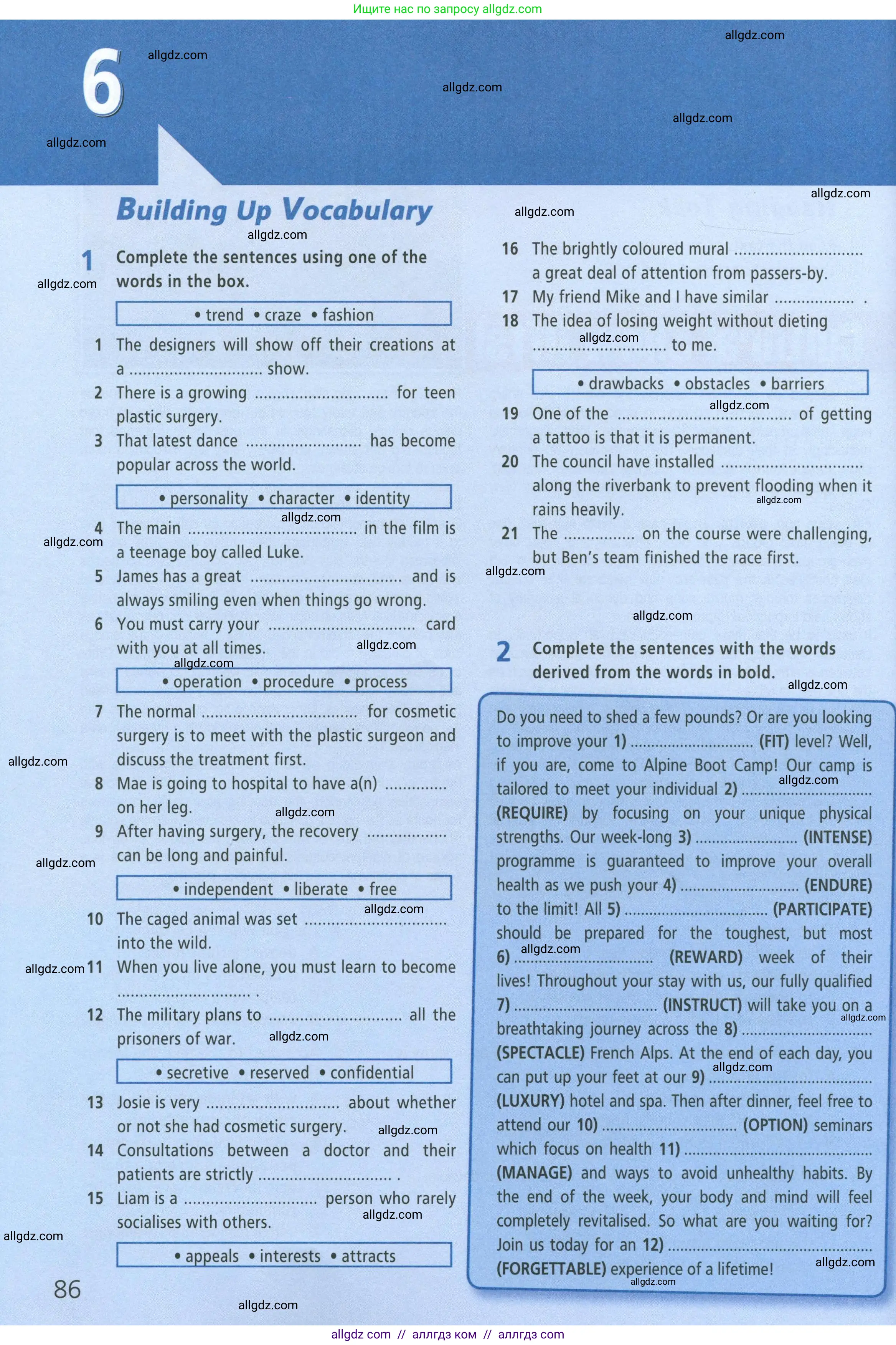 Английский язык (english), 8 класс Рабочая тетрадь (workbook), авторы: Баранова Ксения Михайловна (Baranova Ksenia), Дули Дженни (Dooley Jenny), Копылова Виктория Викторовна (Kopylova Victoria), Мильруд Радислав Петрович (Millrood Radislav), Эванс Вирджиния (Evans Virginia), издательство Просвещение, Москва, 2023, белого цвета, страница 86