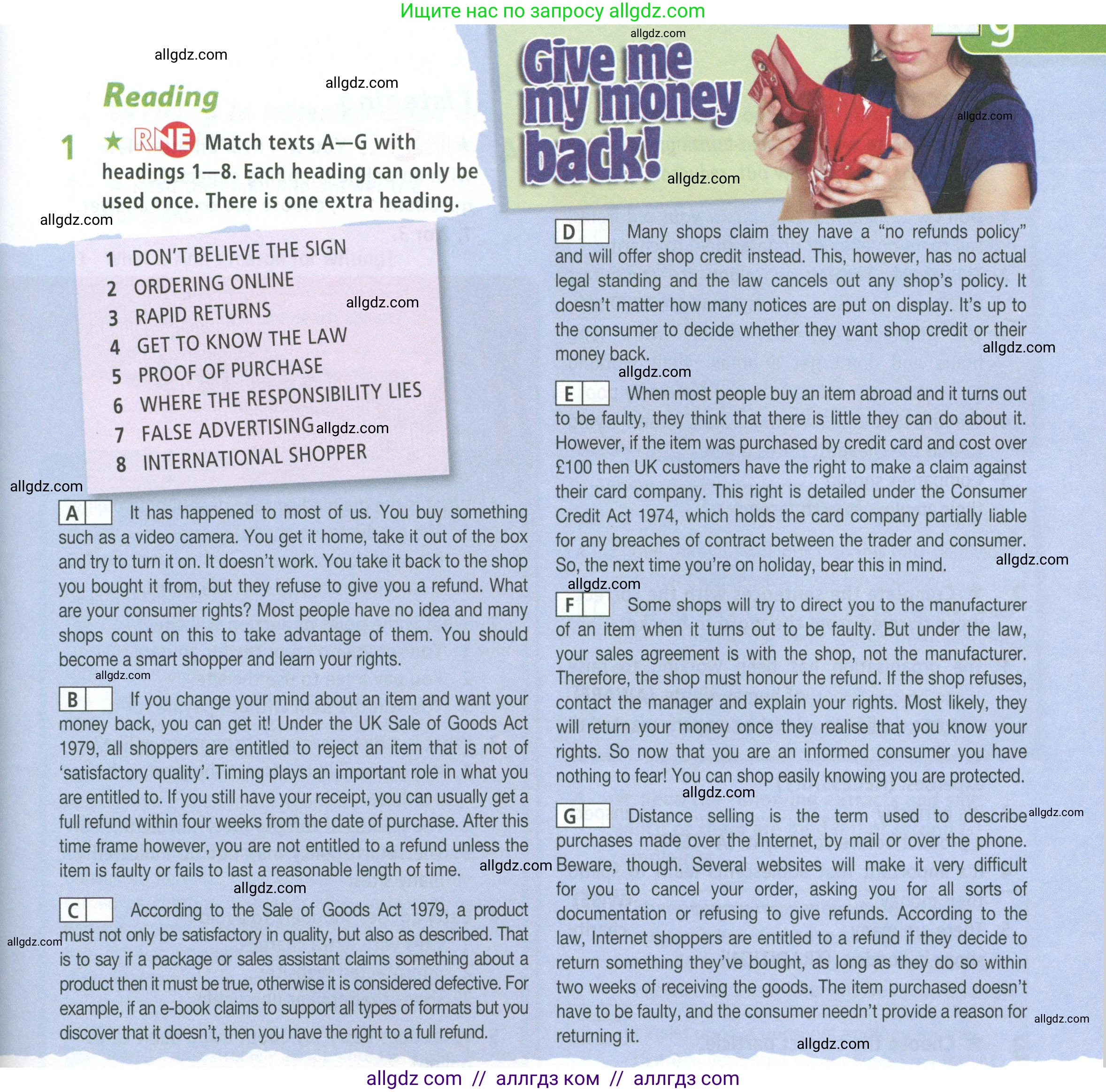 Английский язык (english), 8 класс Рабочая тетрадь (workbook), авторы: Баранова Ксения Михайловна (Baranova Ksenia), Дули Дженни (Dooley Jenny), Копылова Виктория Викторовна (Kopylova Victoria), Мильруд Радислав Петрович (Millrood Radislav), Эванс Вирджиния (Evans Virginia), издательство Просвещение, Москва, 2023, белого цвета, страница 23, номер 1, Условие 2023-2027