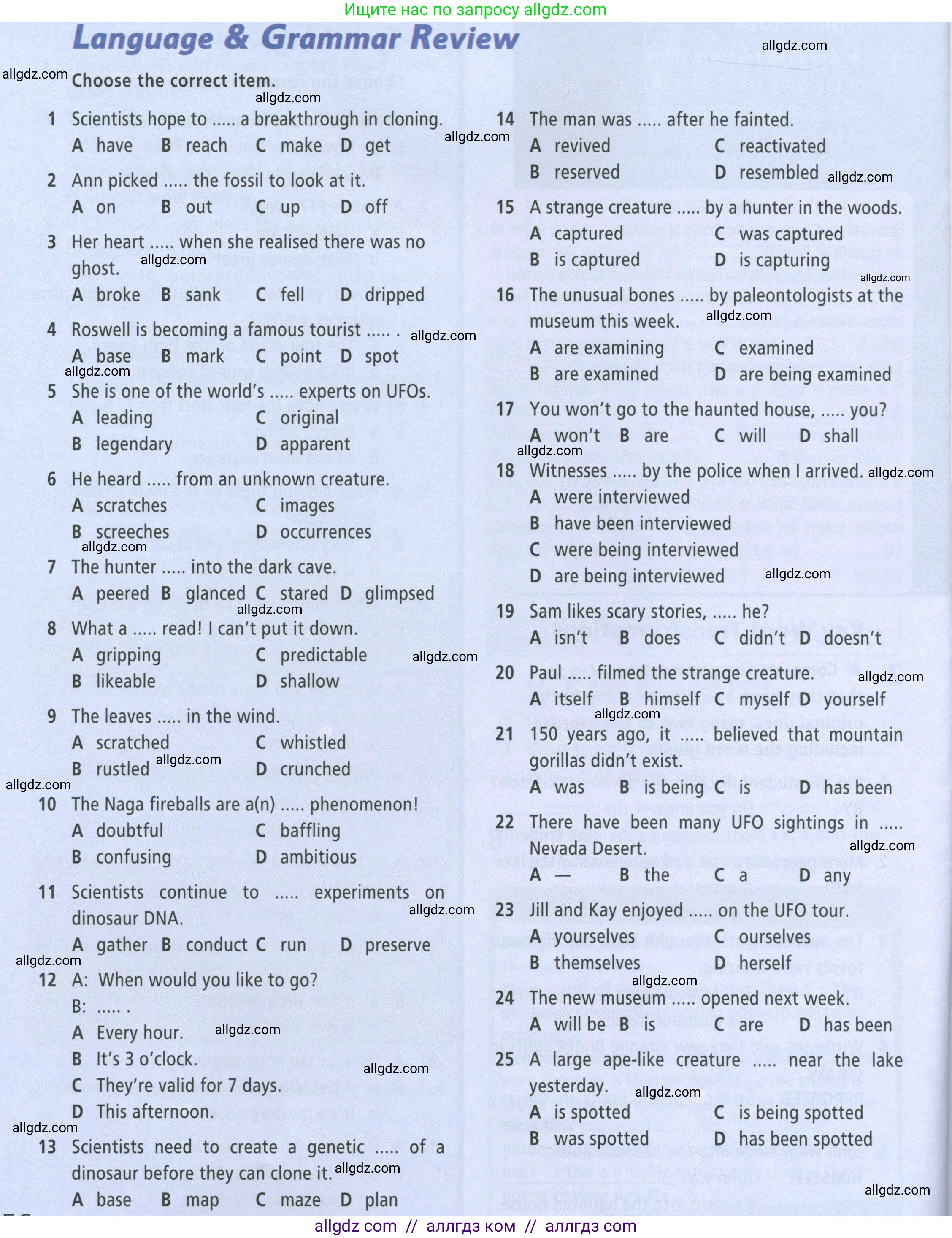 Английский язык (english), 8 класс Рабочая тетрадь (workbook), авторы: Баранова Ксения Михайловна (Baranova Ksenia), Дули Дженни (Dooley Jenny), Копылова Виктория Викторовна (Kopylova Victoria), Мильруд Радислав Петрович (Millrood Radislav), Эванс Вирджиния (Evans Virginia), издательство Просвещение, Москва, 2023, белого цвета, страница 56, Условие 2023-2027