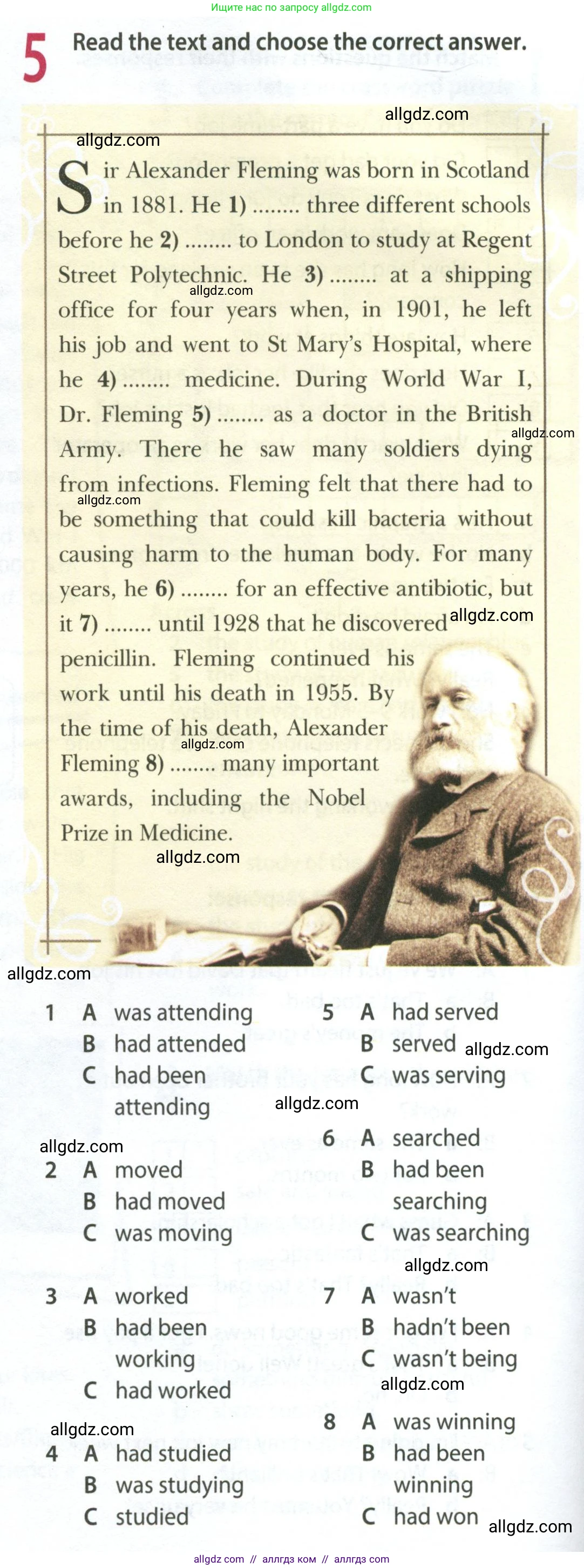 Английский язык (english), 8 класс Рабочая тетрадь (workbook), авторы: Ваулина Юлия Евгеньевна (Vaulina Julia), Дули Дженни (Dooley Jenny), Подоляко Ольга Евгеньевна (Podolyako Olga), Эванс Вирджиния (Evans Virginia), издательство Просвещение, Москва, 2023, бирюзового цвета, страница 26, номер 5, Условие 2024