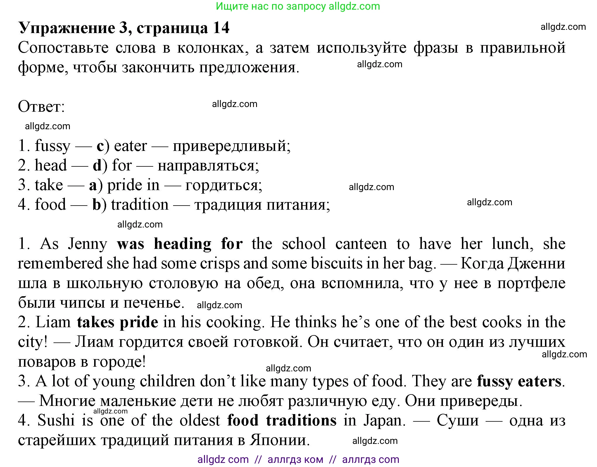 Английский язык (english), 8 класс Рабочая тетрадь (workbook), авторы: Ваулина Юлия Евгеньевна (Vaulina Julia), Дули Дженни (Dooley Jenny), Подоляко Ольга Евгеньевна (Podolyako Olga), Эванс Вирджиния (Evans Virginia), издательство Просвещение, Москва, 2023, бирюзового цвета, страница 14, номер 3, Решение 1 (2024-2027)