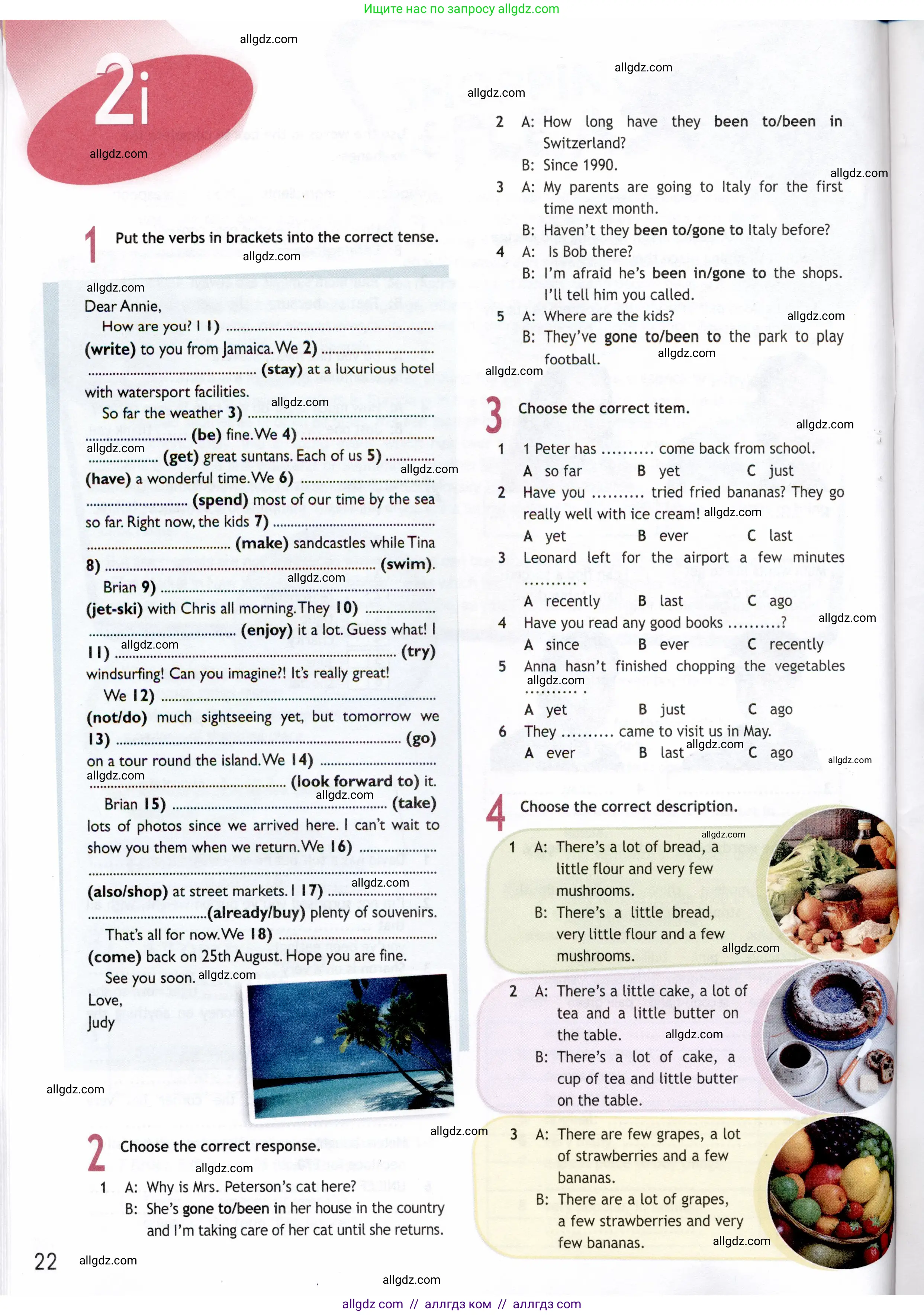 Английский язык (english), 8 класс Рабочая тетрадь (workbook), авторы: Ваулина Юлия Евгеньевна (Vaulina Julia), Дули Дженни (Dooley Jenny), Подоляко Ольга Евгеньевна (Podolyako Olga), Эванс Вирджиния (Evans Virginia), издательство Просвещение, Москва, 2023, бирюзового цвета, страница 22