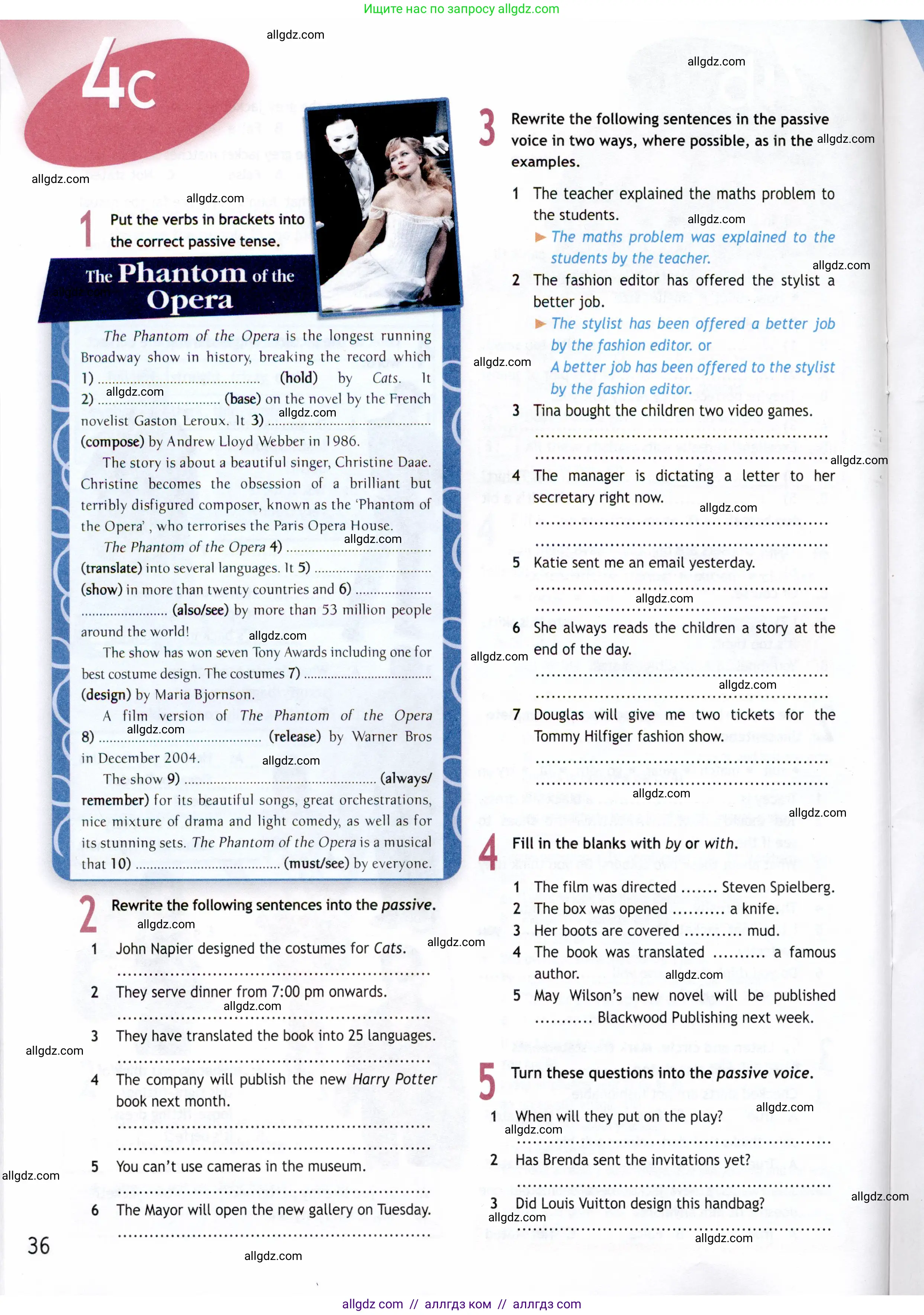 Английский язык (english), 8 класс Рабочая тетрадь (workbook), авторы: Ваулина Юлия Евгеньевна (Vaulina Julia), Дули Дженни (Dooley Jenny), Подоляко Ольга Евгеньевна (Podolyako Olga), Эванс Вирджиния (Evans Virginia), издательство Просвещение, Москва, 2023, бирюзового цвета, страница 36