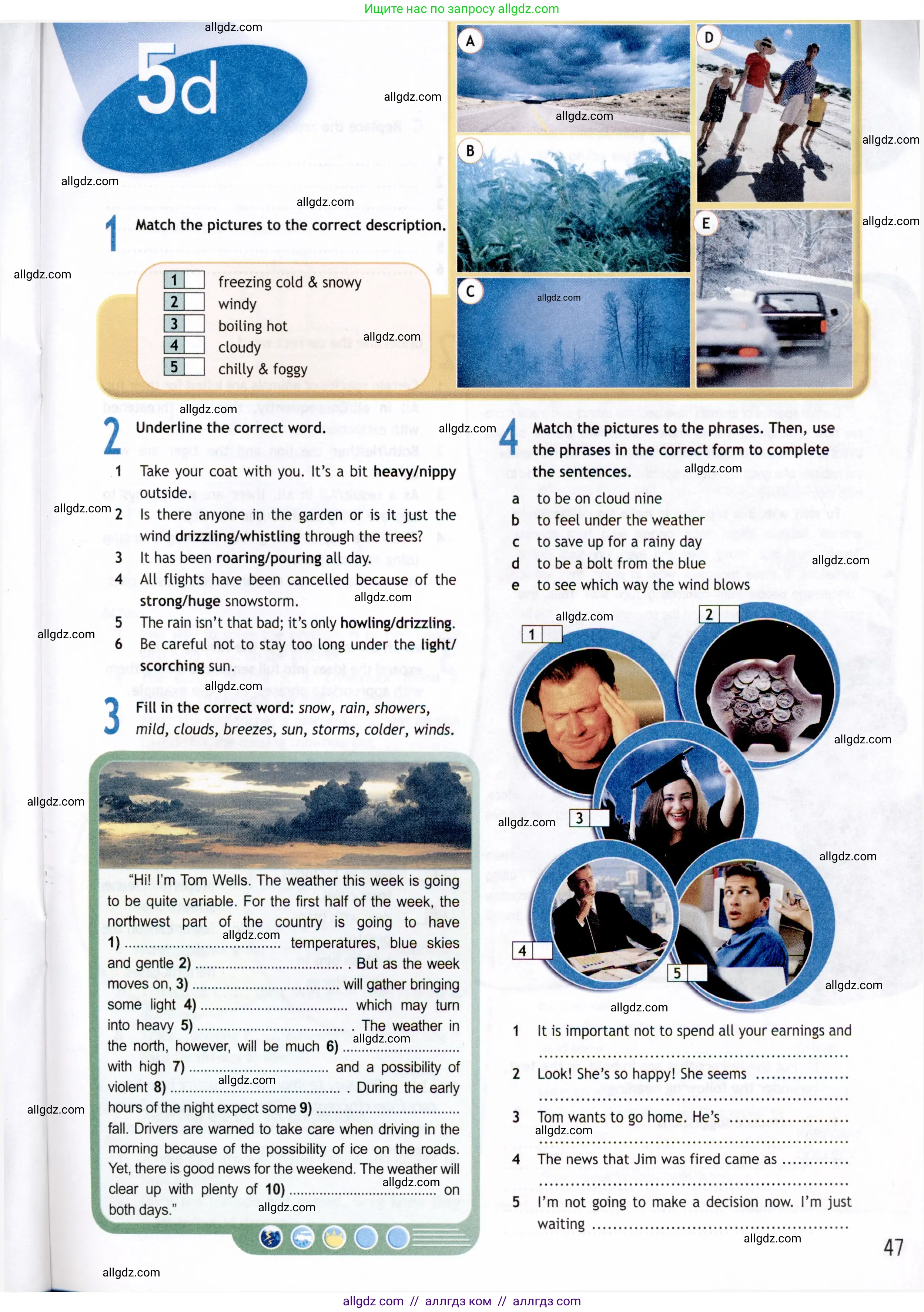 Английский язык (english), 8 класс Рабочая тетрадь (workbook), авторы: Ваулина Юлия Евгеньевна (Vaulina Julia), Дули Дженни (Dooley Jenny), Подоляко Ольга Евгеньевна (Podolyako Olga), Эванс Вирджиния (Evans Virginia), издательство Просвещение, Москва, 2023, бирюзового цвета, страница 47