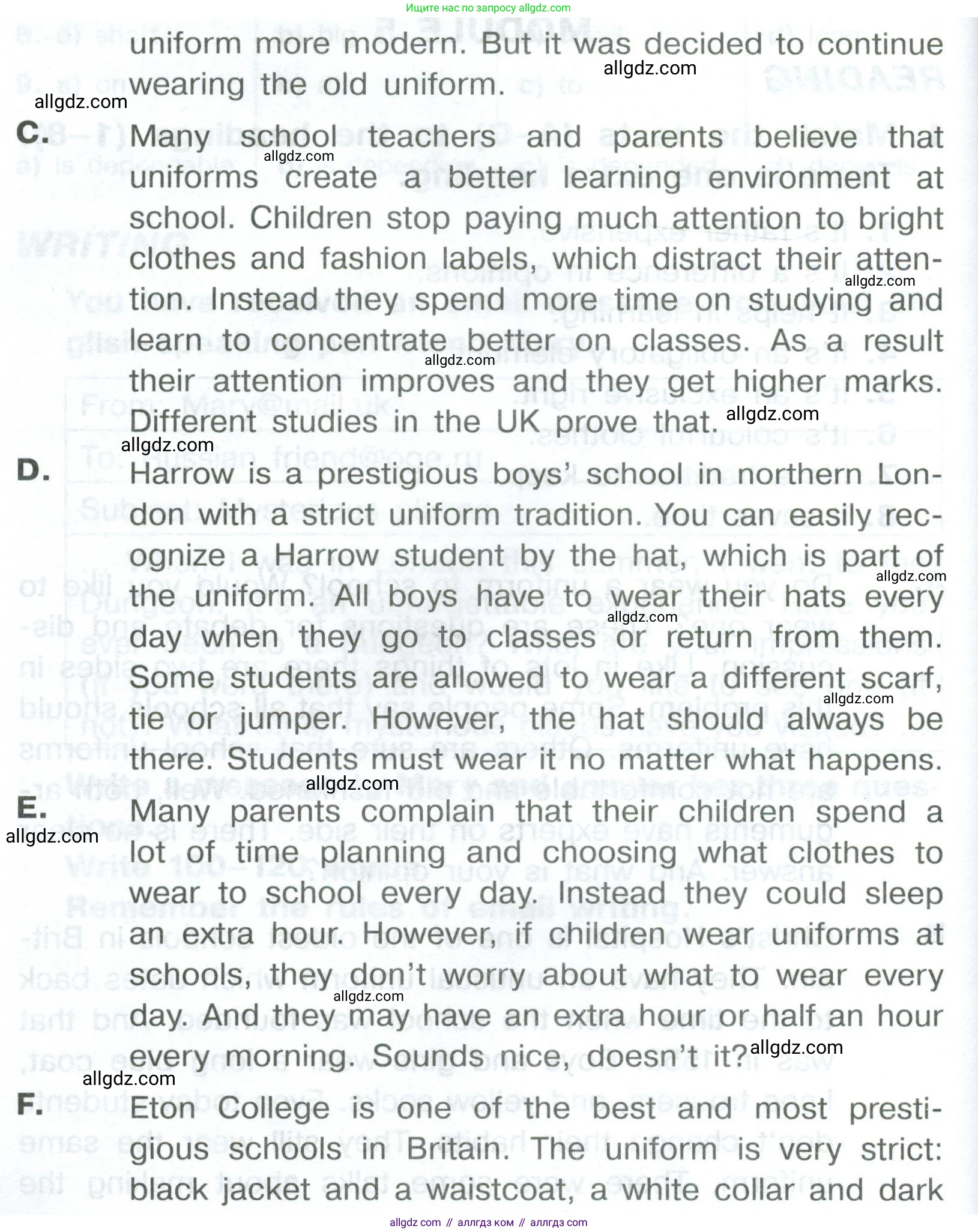Английский язык (english), 8 класс Тренировочные упражнения в формате ОГЭ (ГИА), авторы: Комиссаров Константин Вячеславович, Кирдяева Ольга Ивановна, издательство Просвещение, Москва, 2024, белого цвета, страница 70, номер 1, Условие 2023-2027 (продолжение 2)