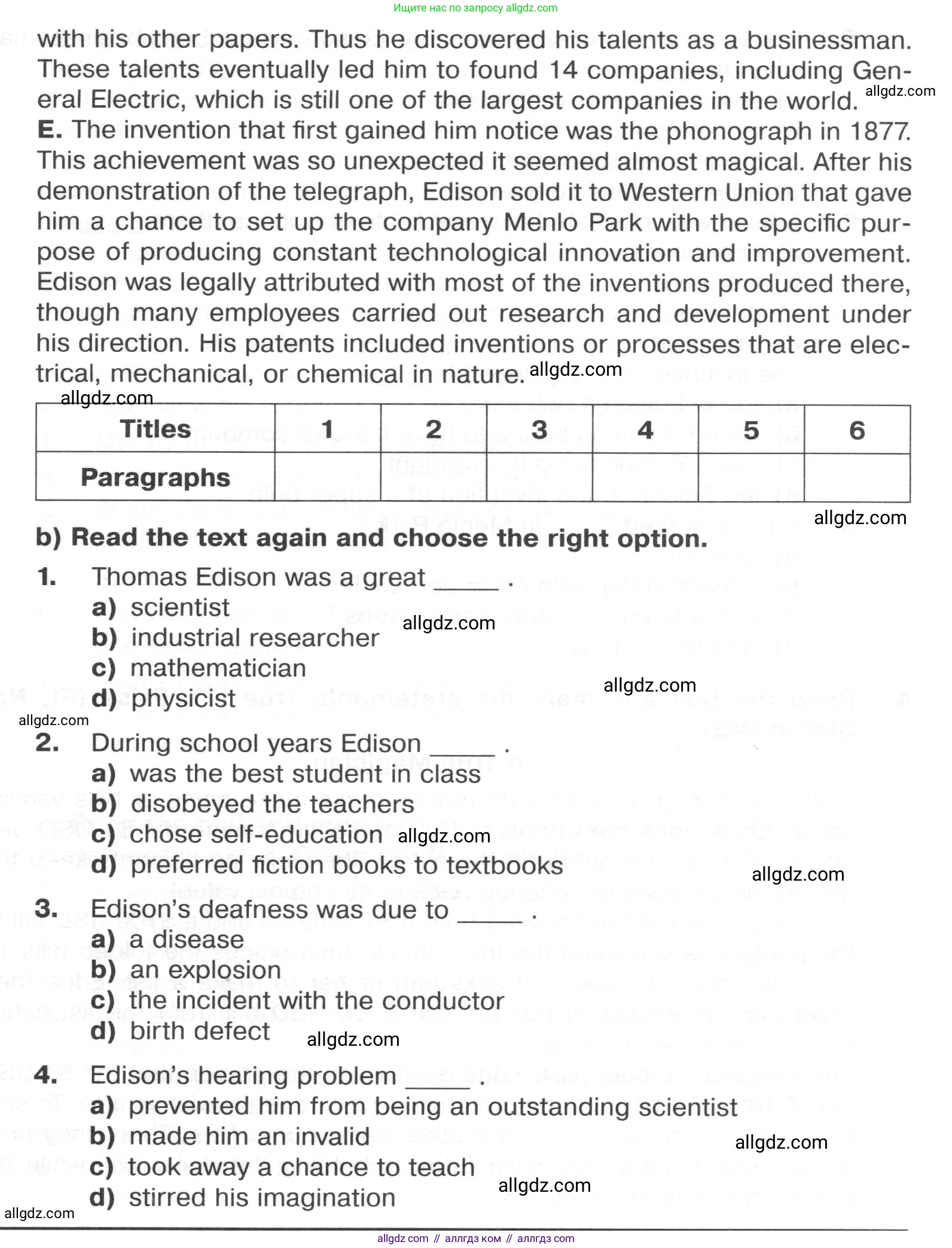 Английский язык (english), 8 класс Тренировочные упражнения в формате ОГЭ (ГИА), авторы: Ваулина Юлия Евгеньевна (Vaulina Julia), Подоляко Ольга Евгеньевна (Podolyako Olga), издательство Просвещение, Москва, 2024, бирюзового цвета, страница 34, номер 3, Условие 2024-2027 (продолжение 2)