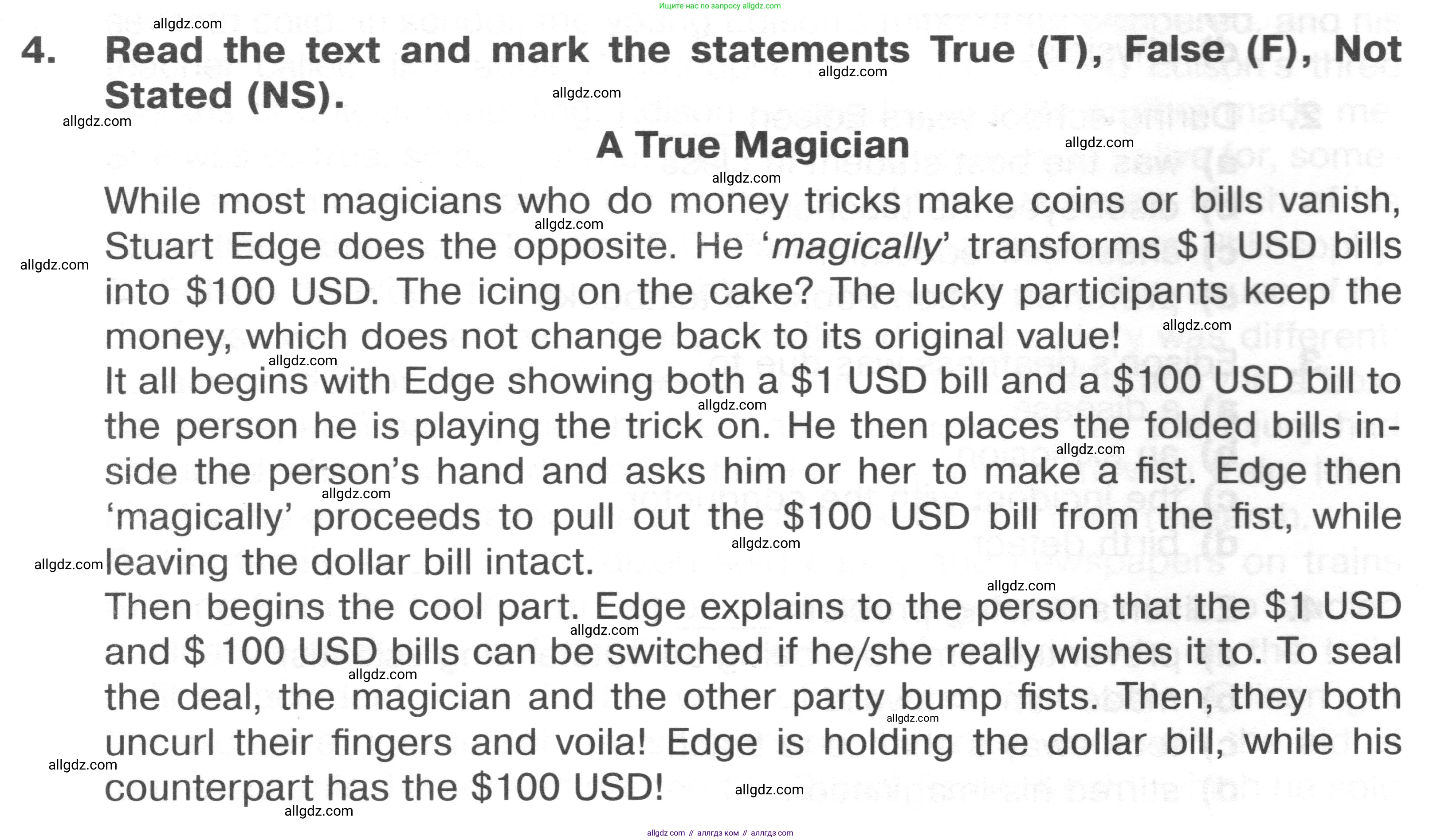 Английский язык (english), 8 класс Тренировочные упражнения в формате ОГЭ (ГИА), авторы: Ваулина Юлия Евгеньевна (Vaulina Julia), Подоляко Ольга Евгеньевна (Podolyako Olga), издательство Просвещение, Москва, 2024, бирюзового цвета, страница 36, номер 4, Условие 2024-2027