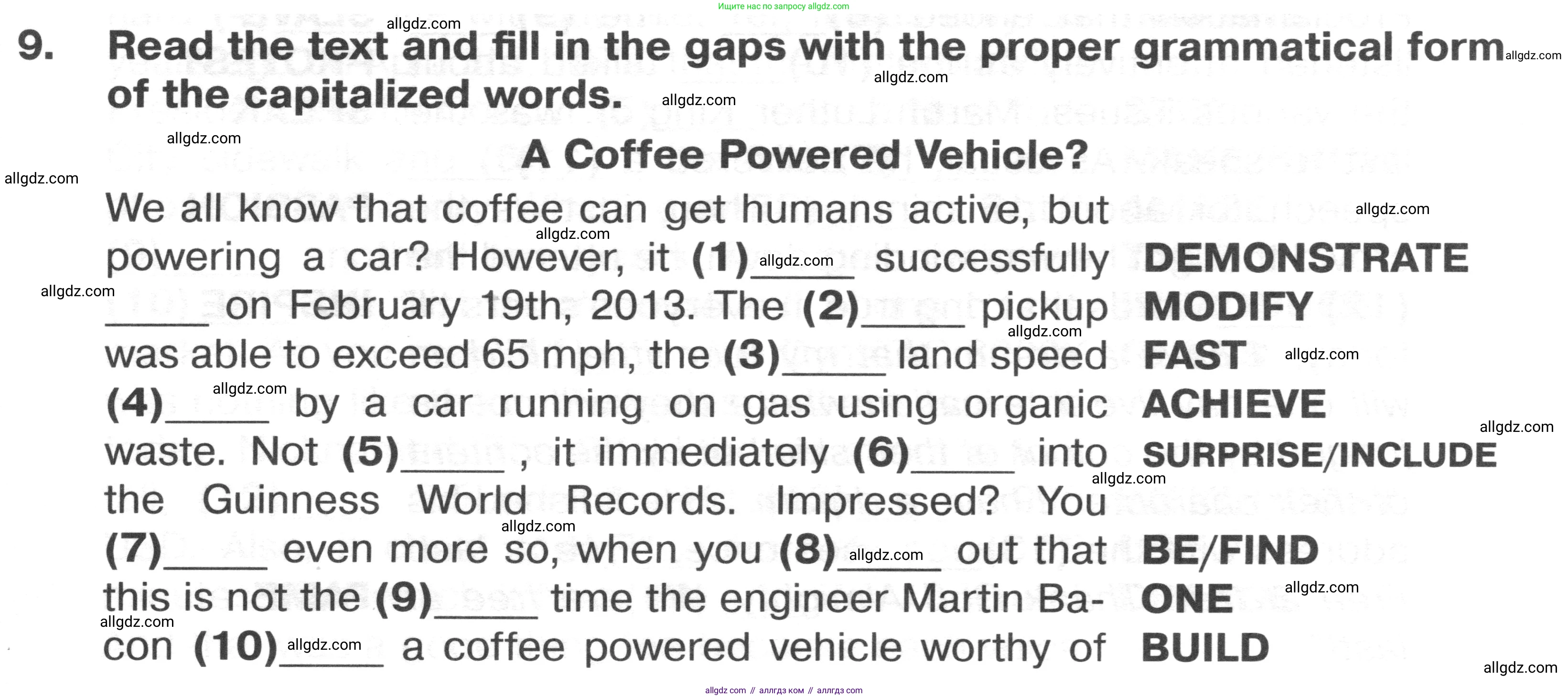 Английский язык (english), 8 класс Тренировочные упражнения в формате ОГЭ (ГИА), авторы: Ваулина Юлия Евгеньевна (Vaulina Julia), Подоляко Ольга Евгеньевна (Podolyako Olga), издательство Просвещение, Москва, 2024, бирюзового цвета, страница 41, номер 9, Условие 2024-2027