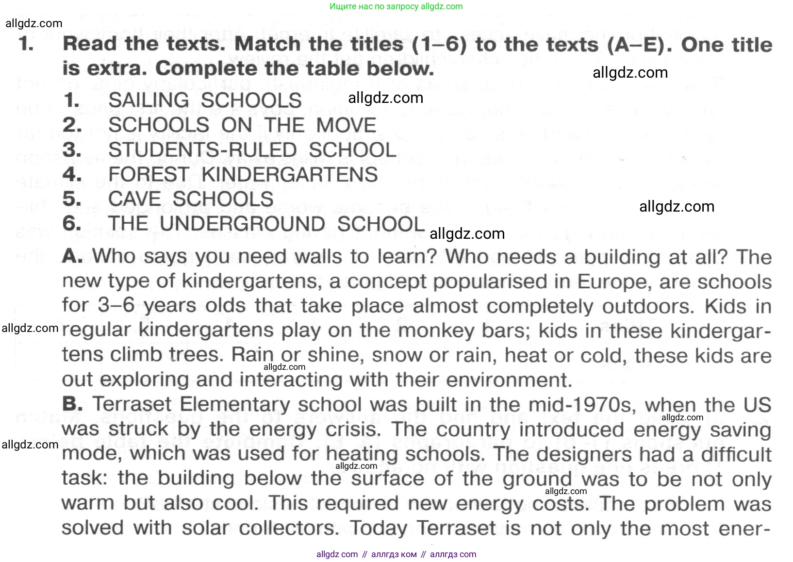 Английский язык (english), 8 класс Тренировочные упражнения в формате ОГЭ (ГИА), авторы: Ваулина Юлия Евгеньевна (Vaulina Julia), Подоляко Ольга Евгеньевна (Podolyako Olga), издательство Просвещение, Москва, 2024, бирюзового цвета, страница 85, номер 1, Условие 2024-2027